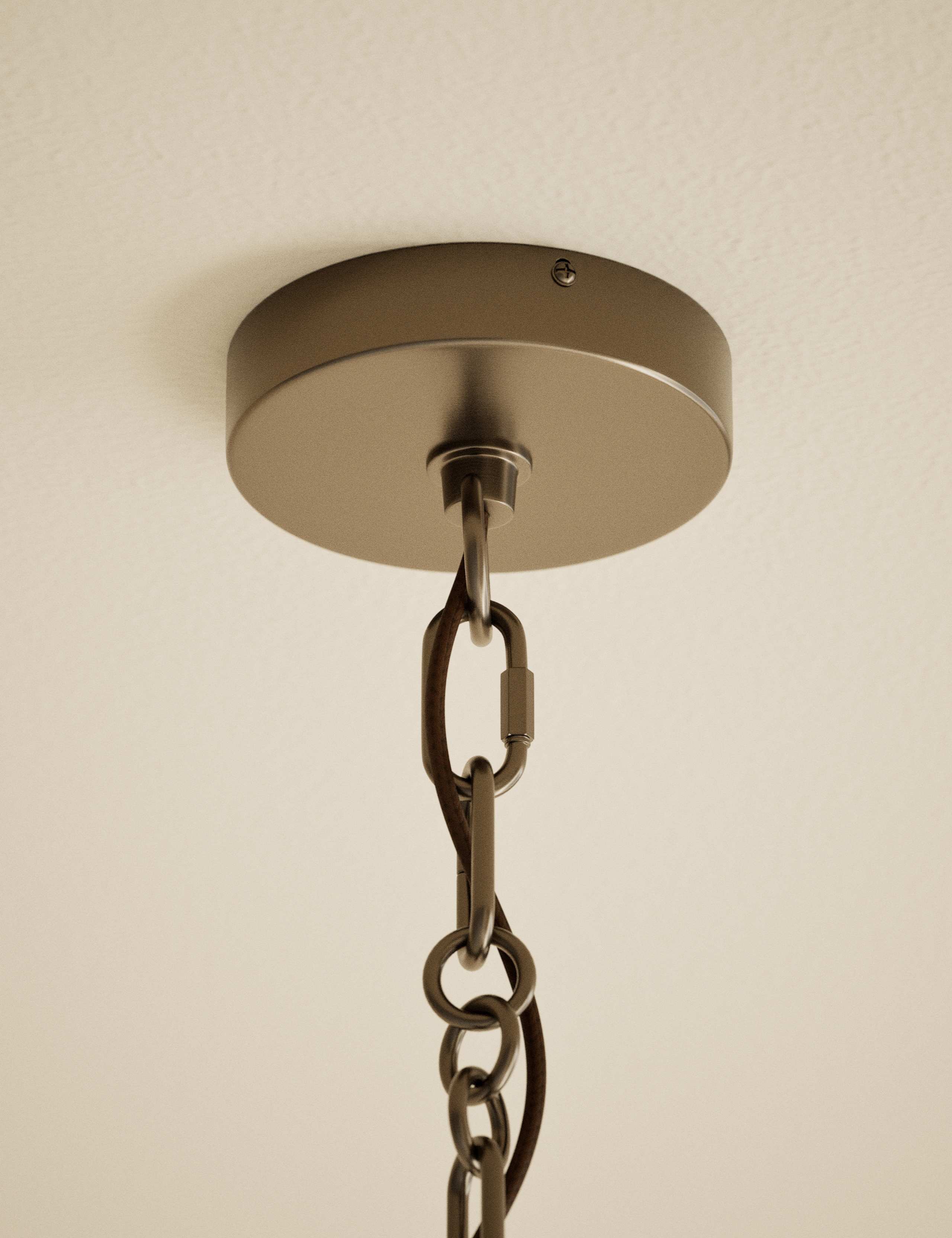 Glass 4 Light Tiered Chandelier 5 of 8