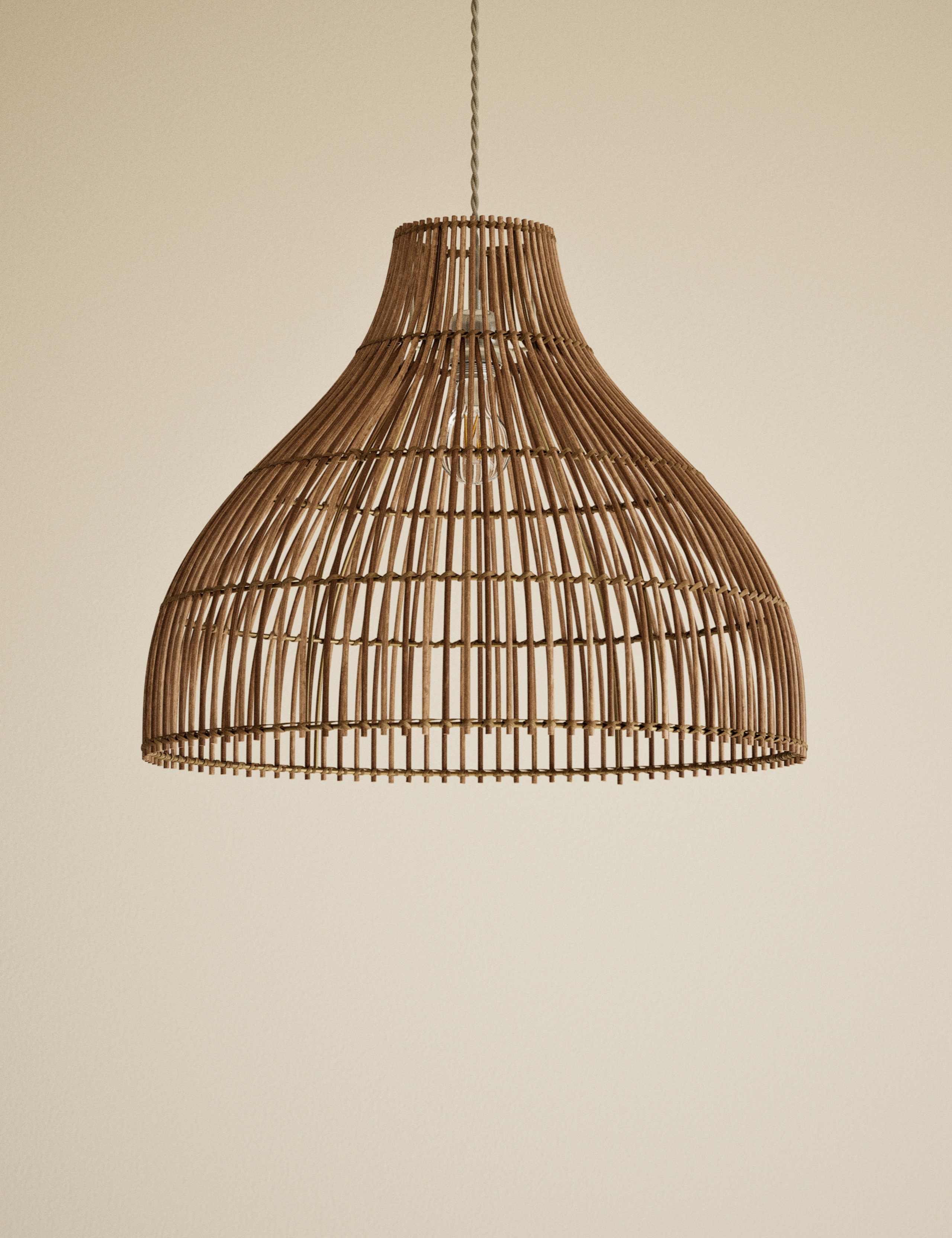 Rattan Bell Large Easy Fit Shade 4 of 6