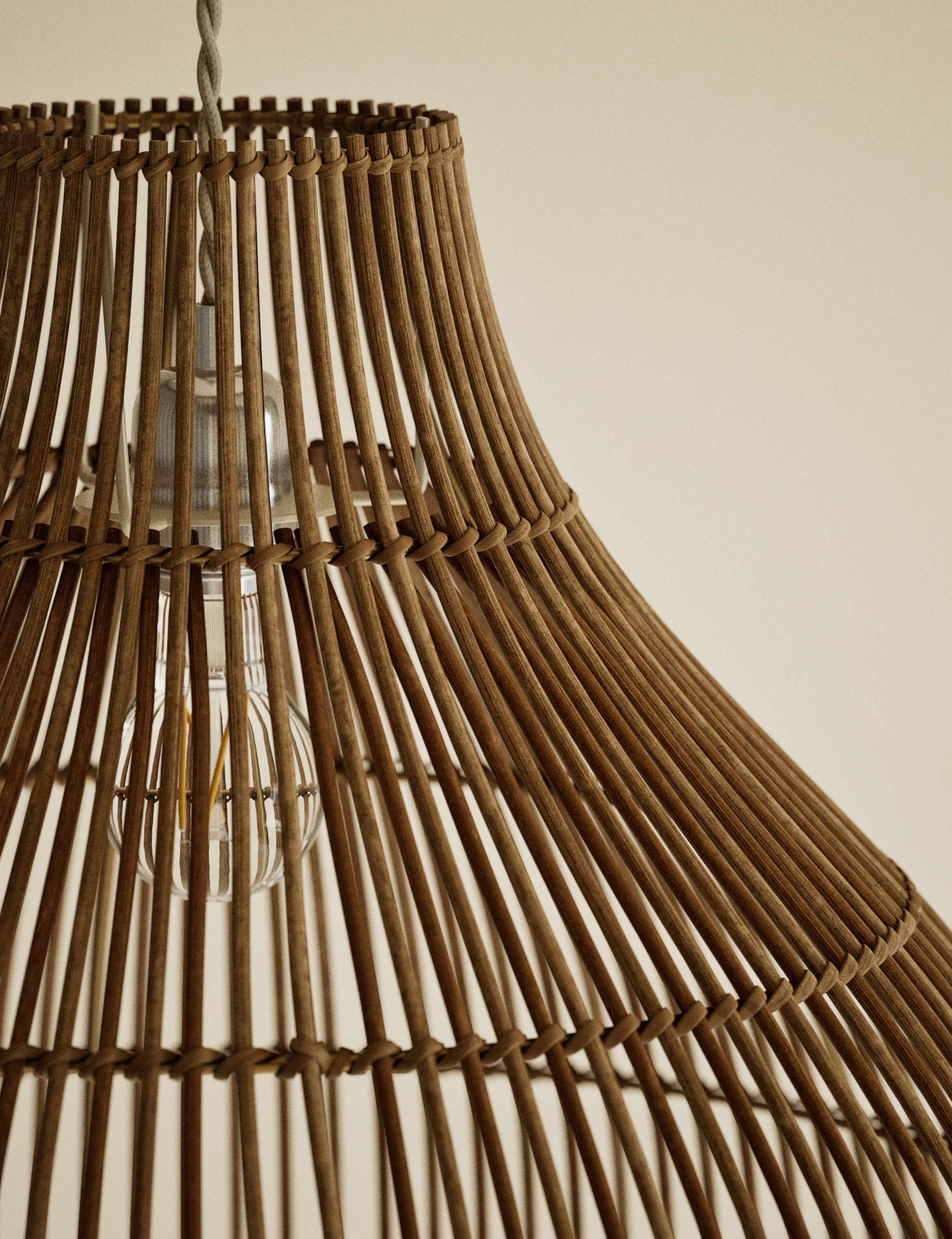 Rattan Bell Large Easy Fit Shade 6 of 6