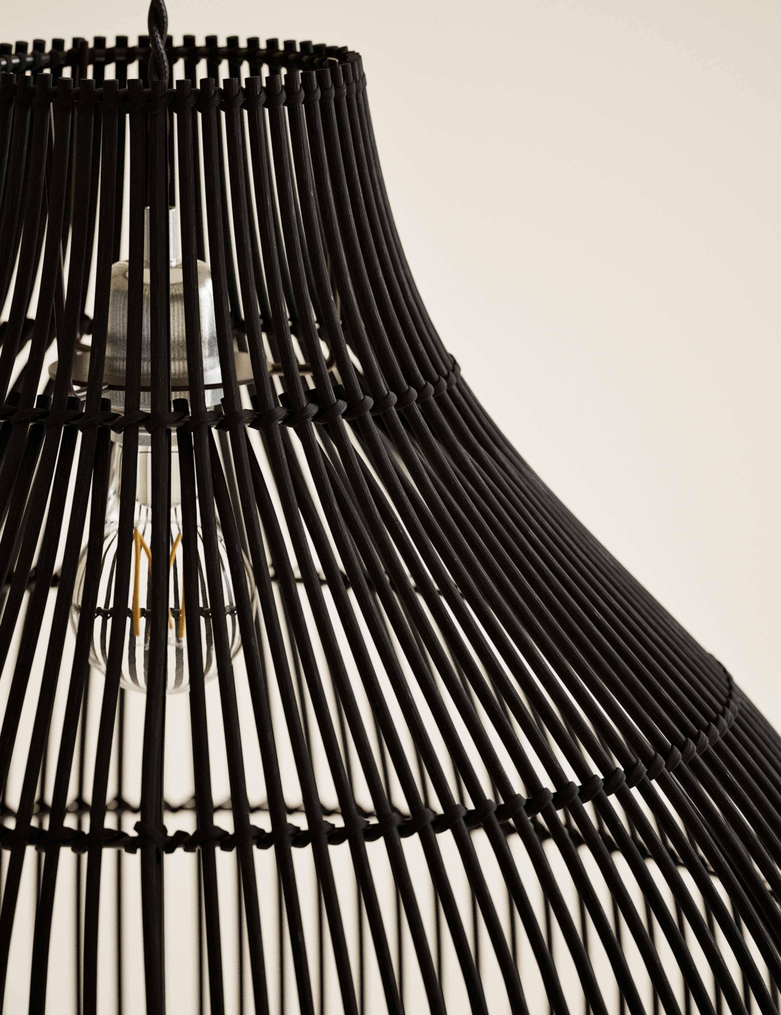 Rattan Bell Large Easy Fit Shade 4 of 4