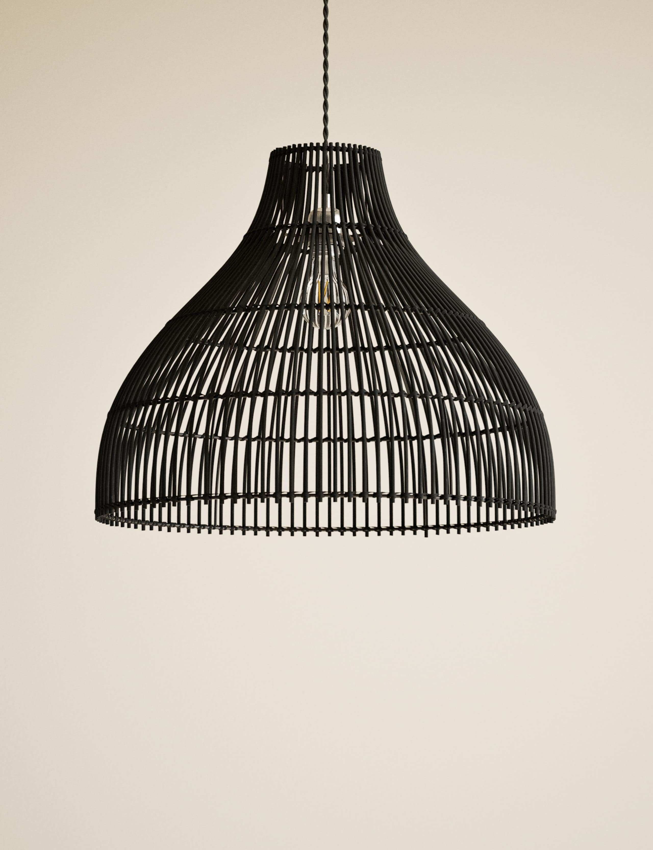 Rattan Bell Large Easy Fit Shade 1 of 4