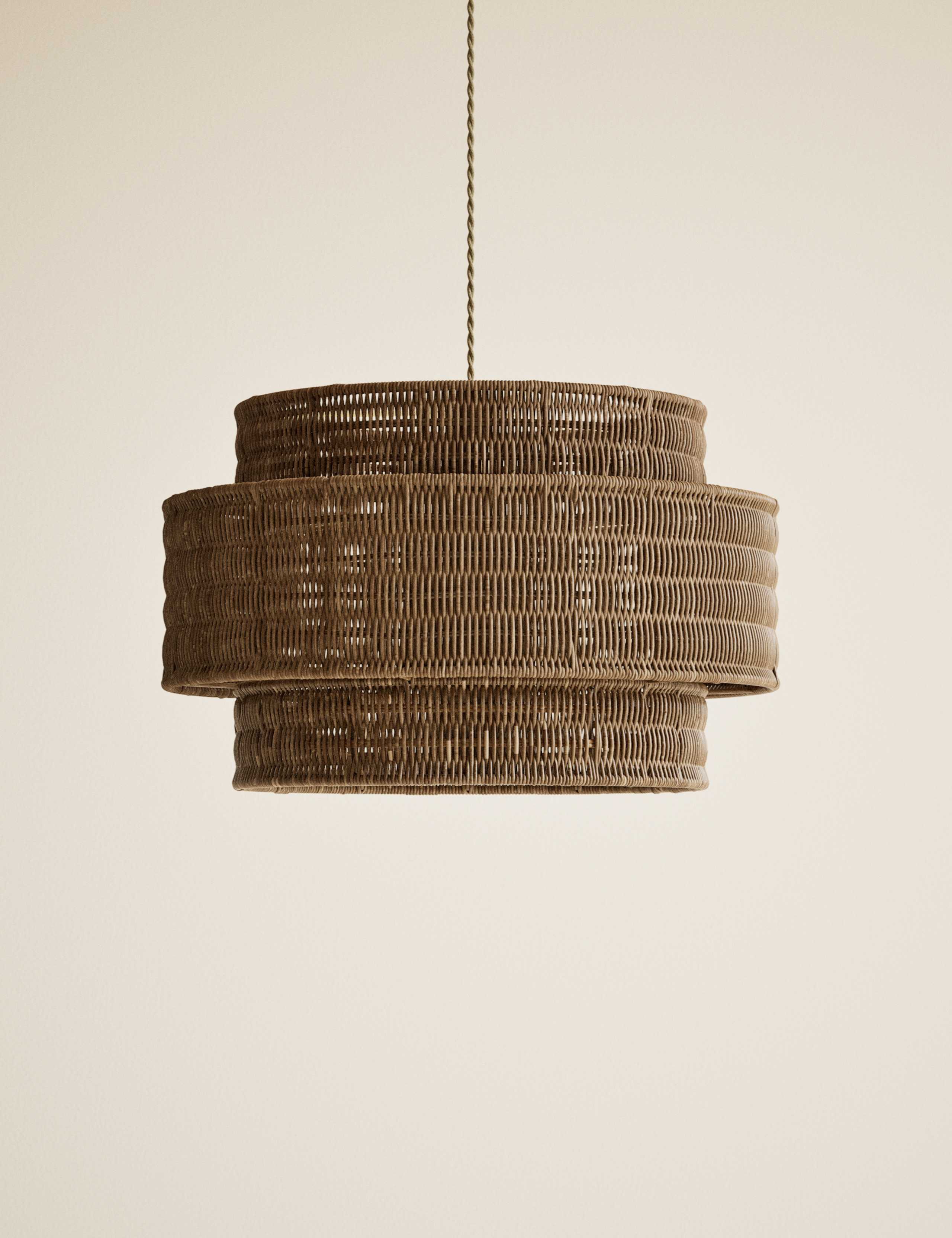 Rattan 3 Tiered Easy Fit Shade 3 of 5