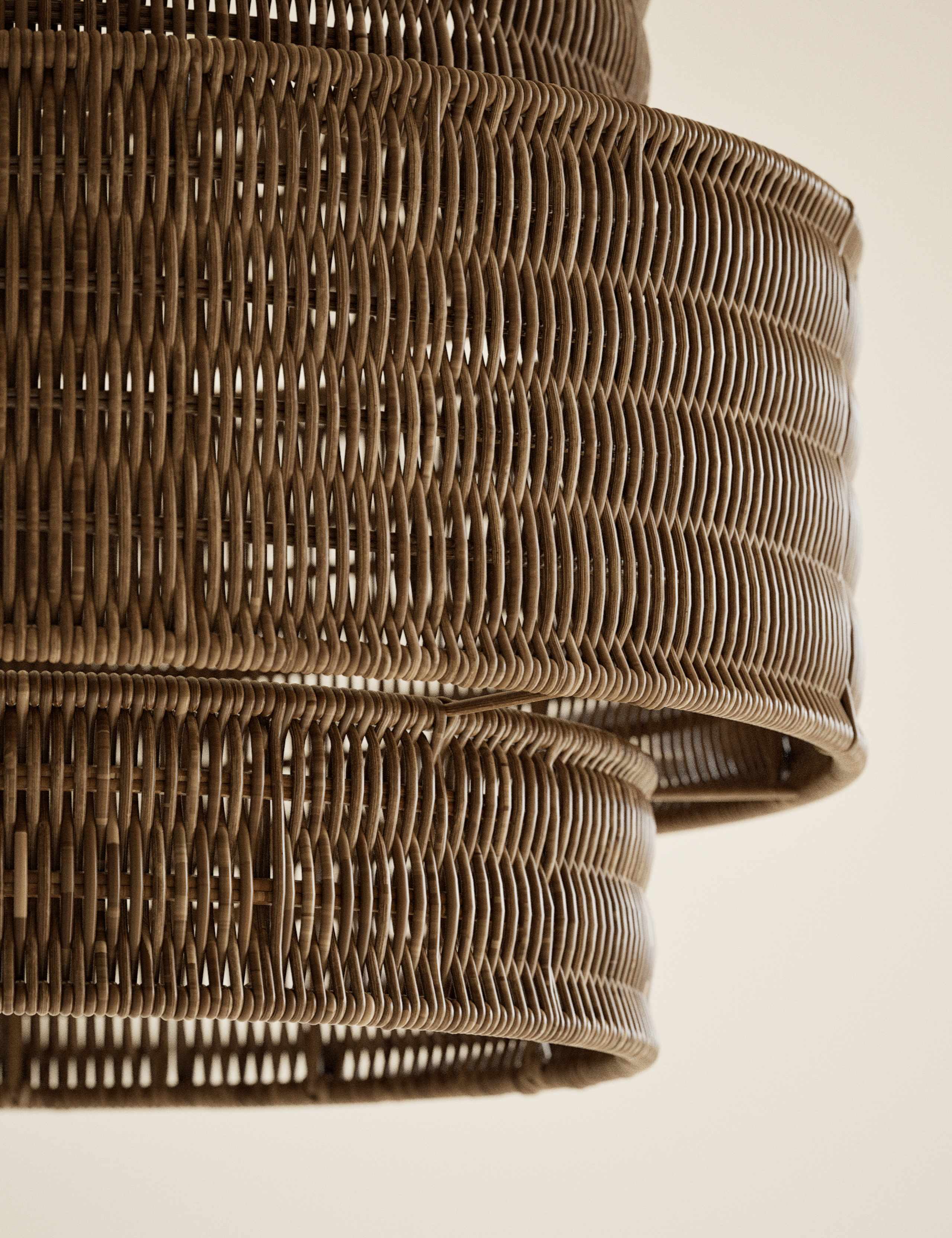 Rattan 3 Tiered Easy Fit Shade 4 of 5