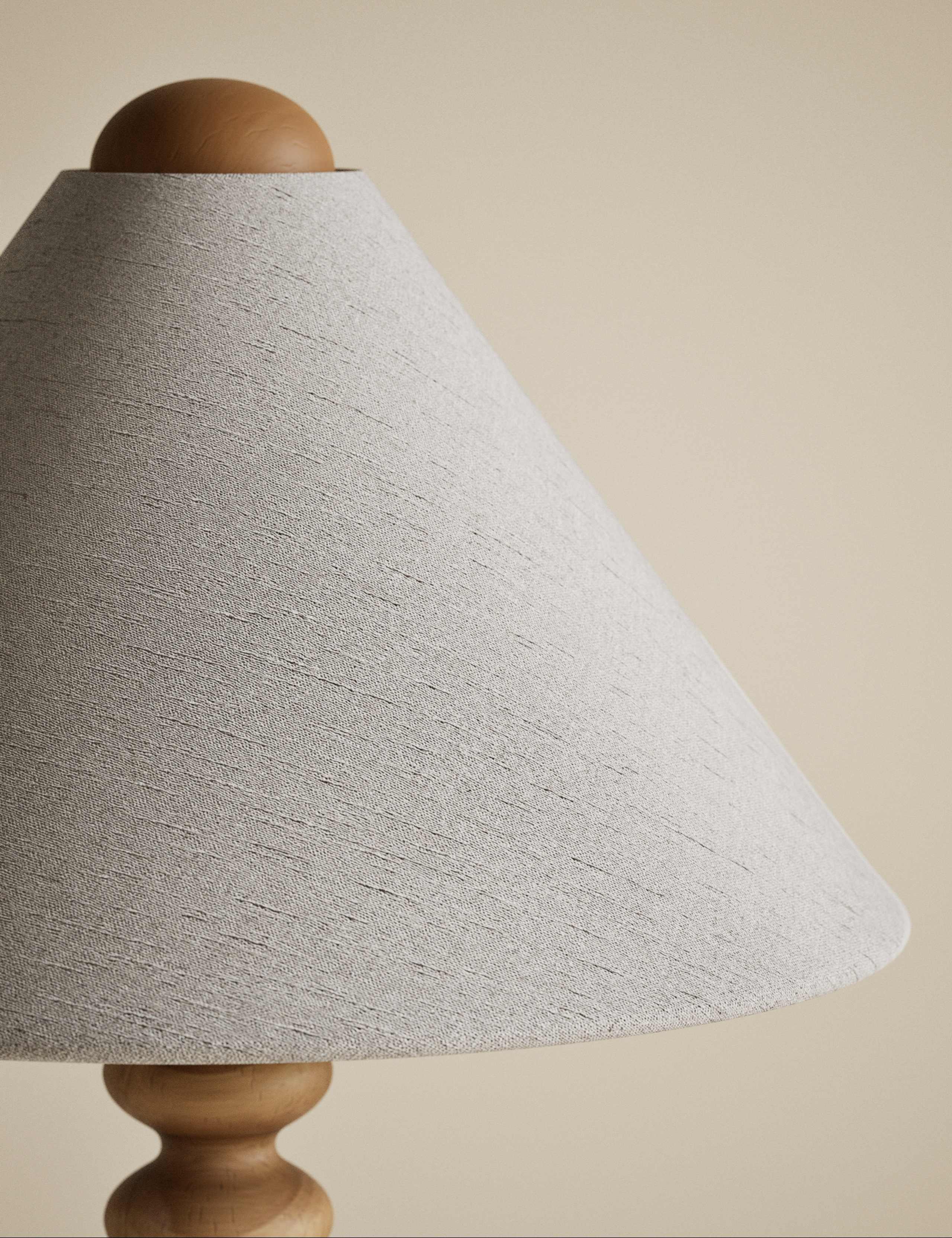 Evelyn Wooden Bobbin Floor Lamp 5 of 5