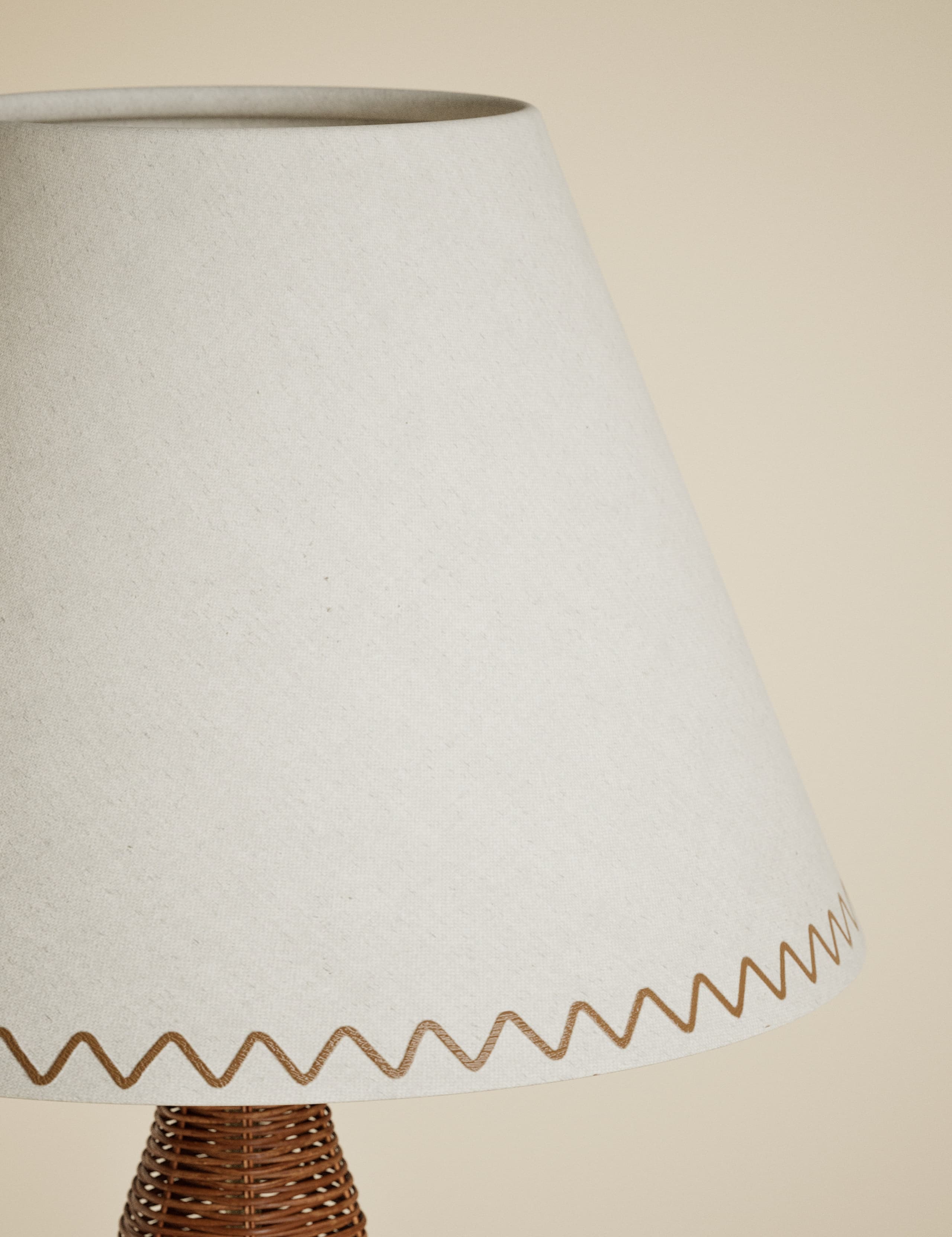 Wicker Graduated Base Floor Lamp 5 of 5