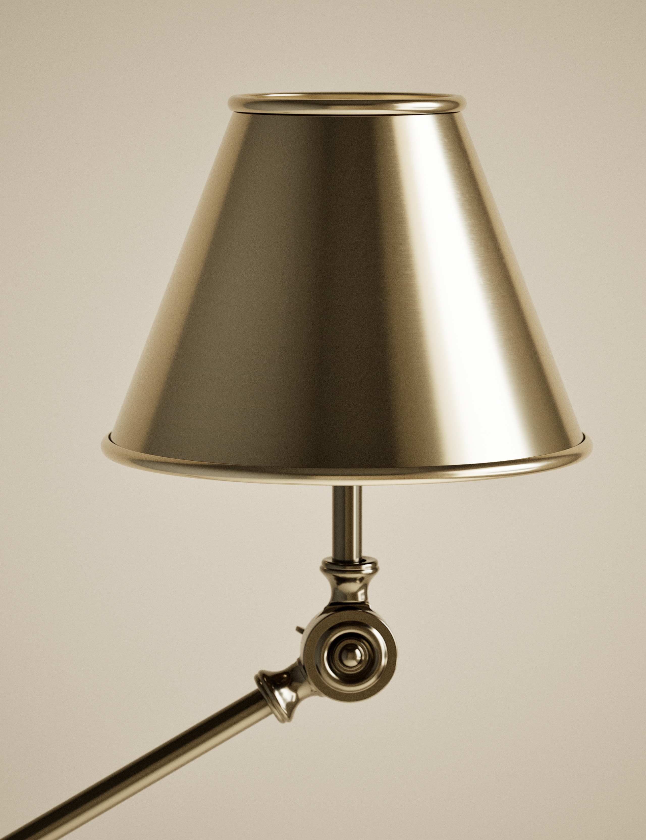Brass Hat Adjustable Floor Lamp 5 of 5