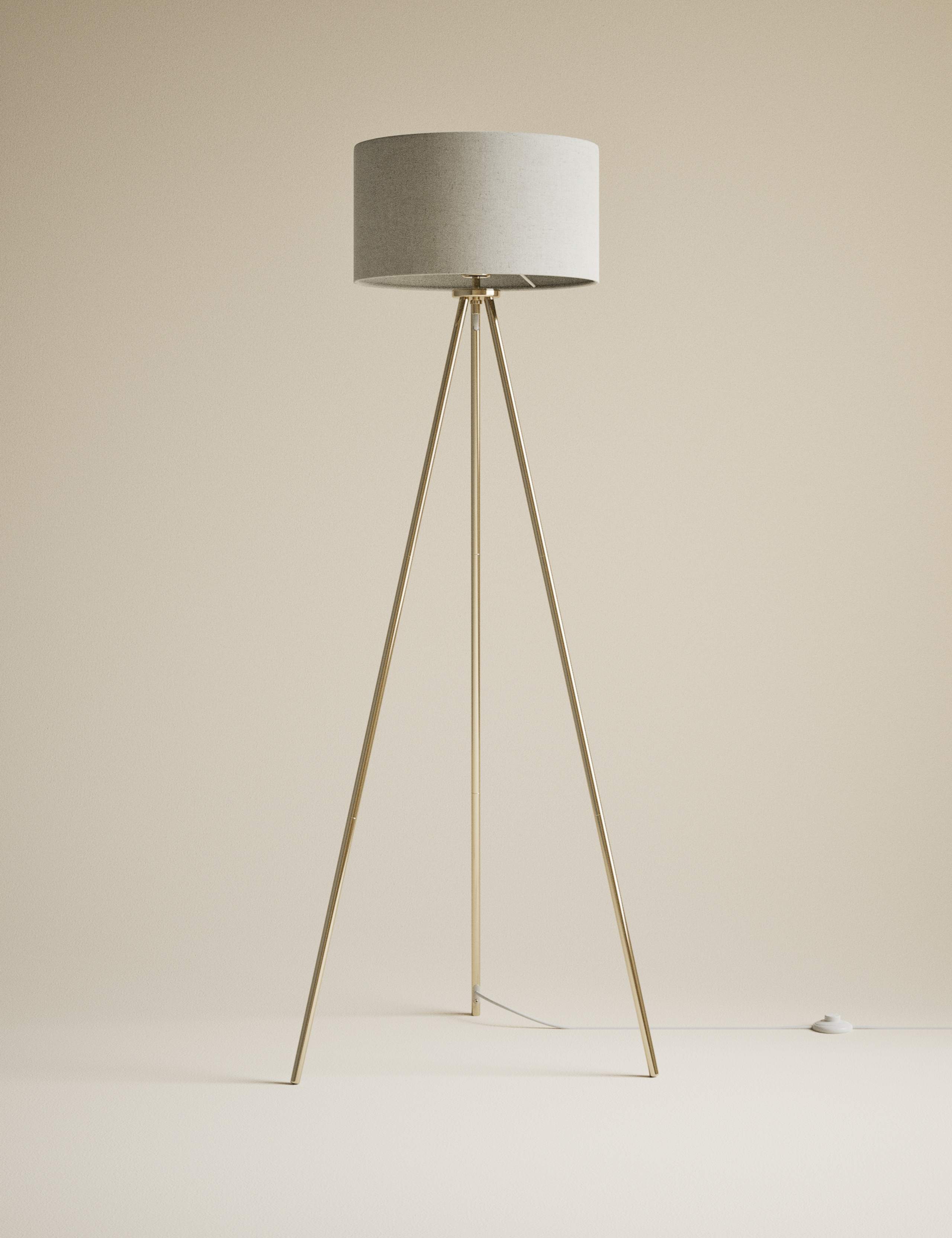 Metal Tripod Floor Lamp 3 of 5