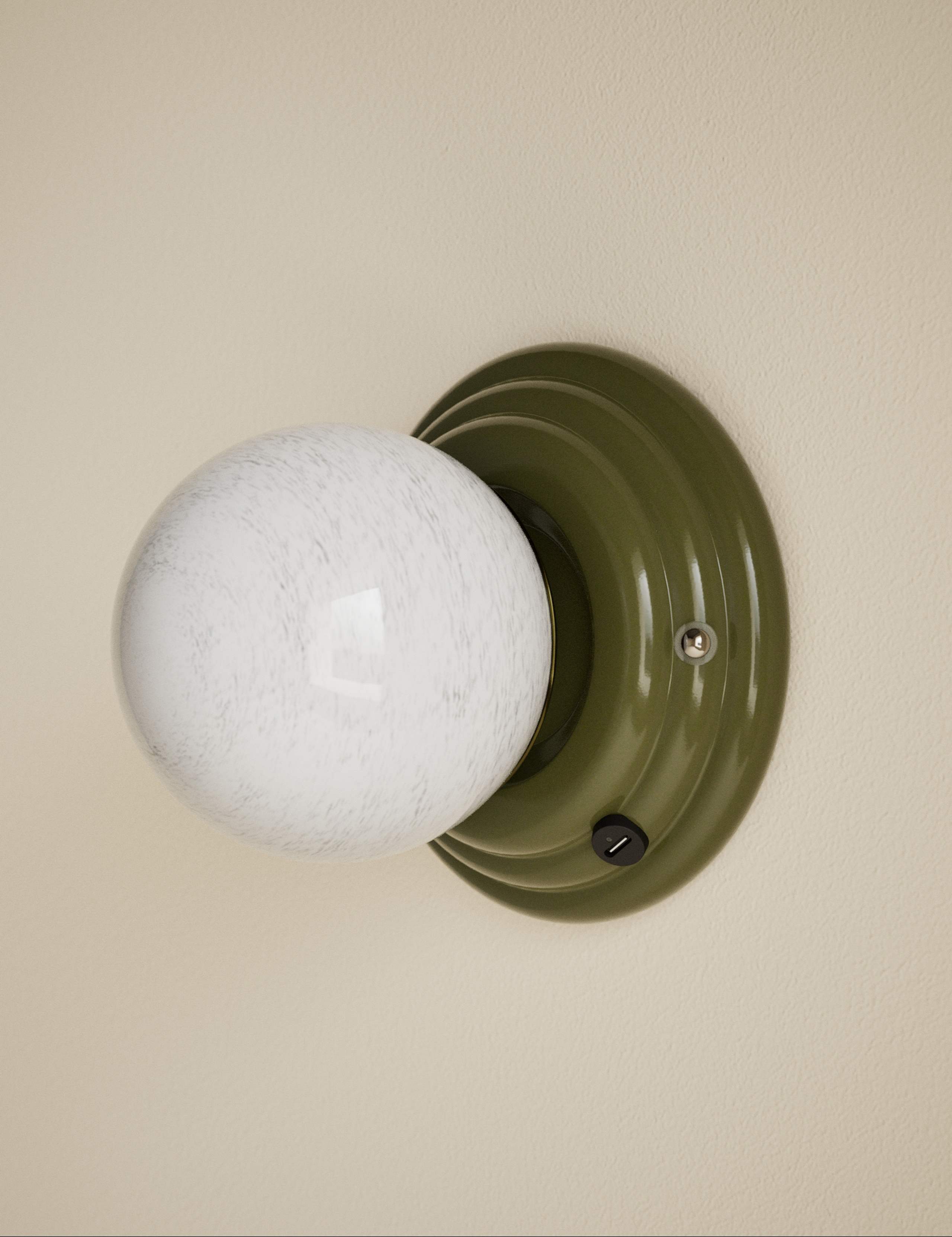 Rechargeable Ribbed Wall Light 1 of 5