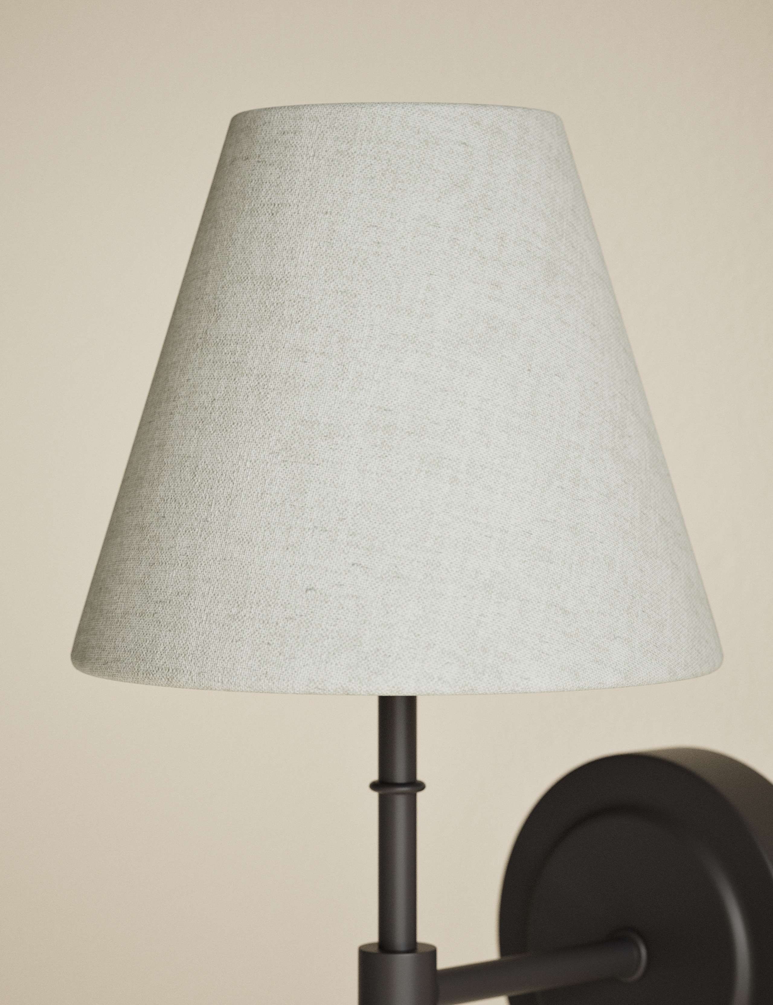 Metal Ribbed Stem Wall Light 5 of 5