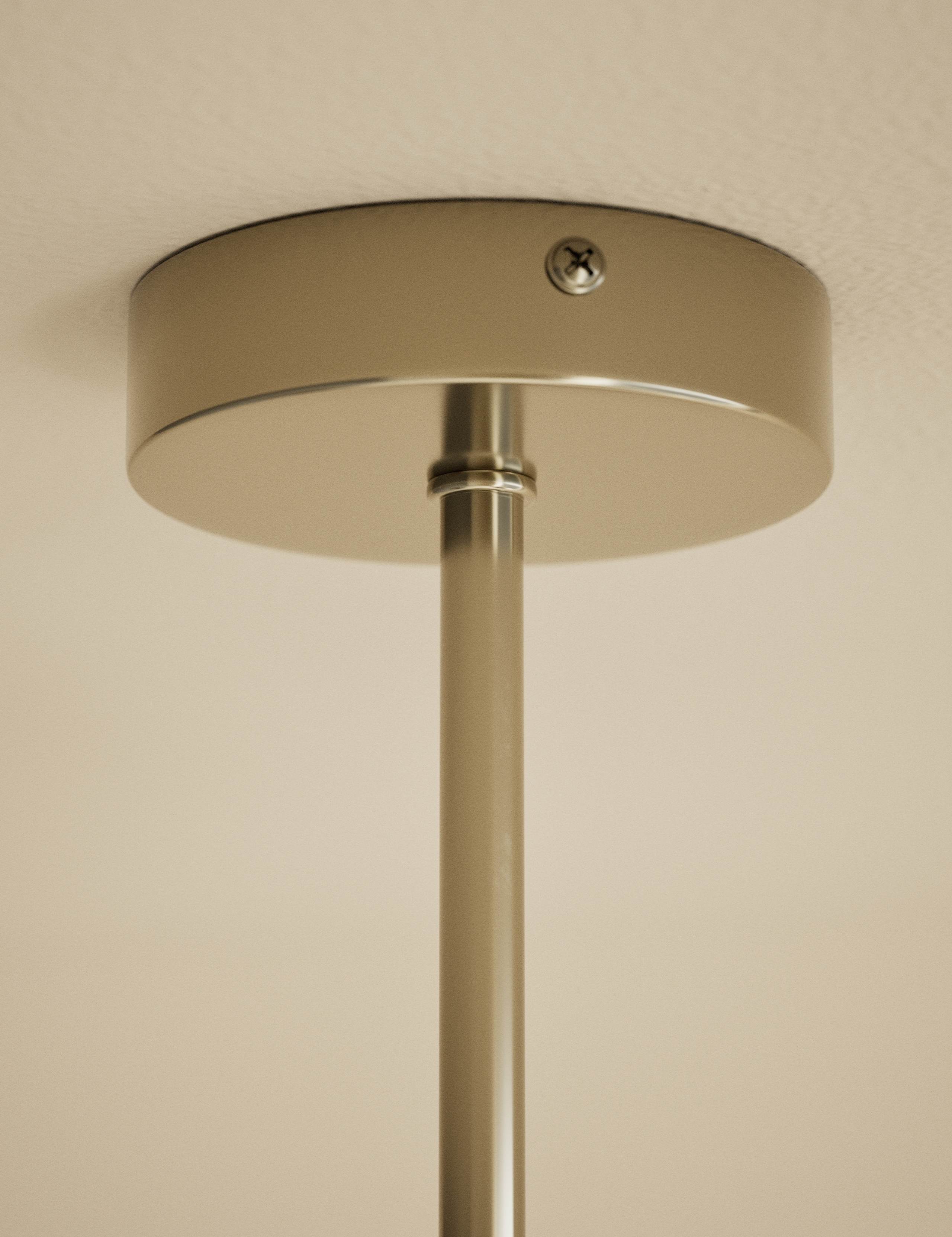 Sputnik Bubble Glass 3 Arm Flush Ceiling Light 4 of 5