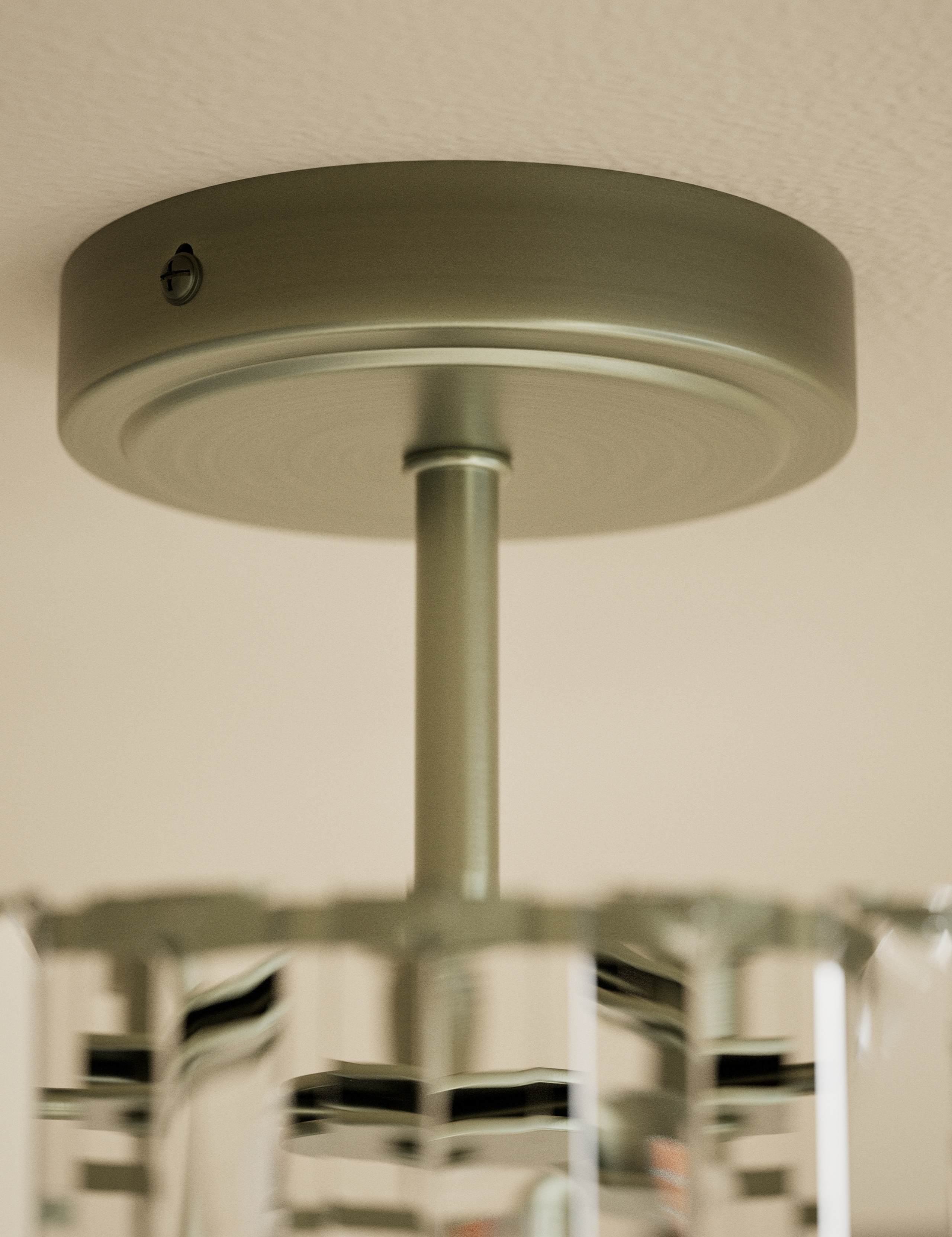 Crystal Glass Flush Ceiling Light 4 of 5