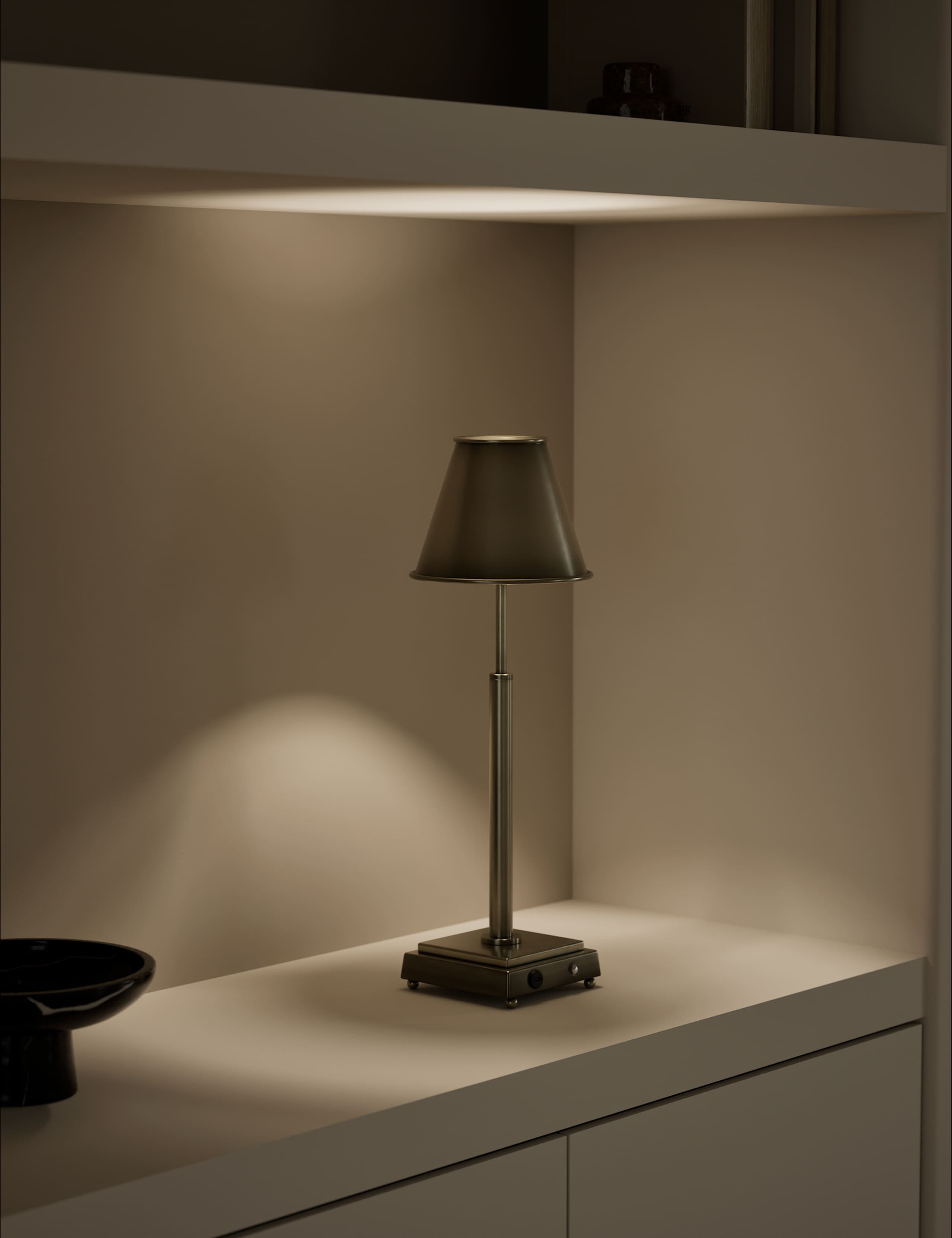 Rechargeable Metal Table Lamp 2 of 5