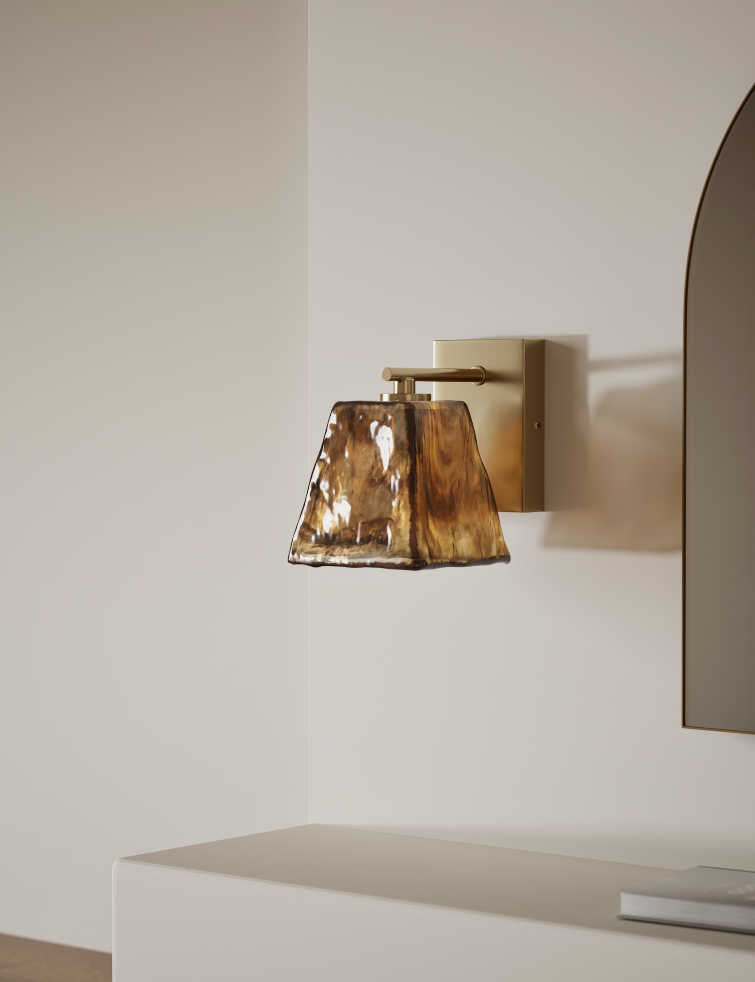 Glass Wall Light 1 of 2