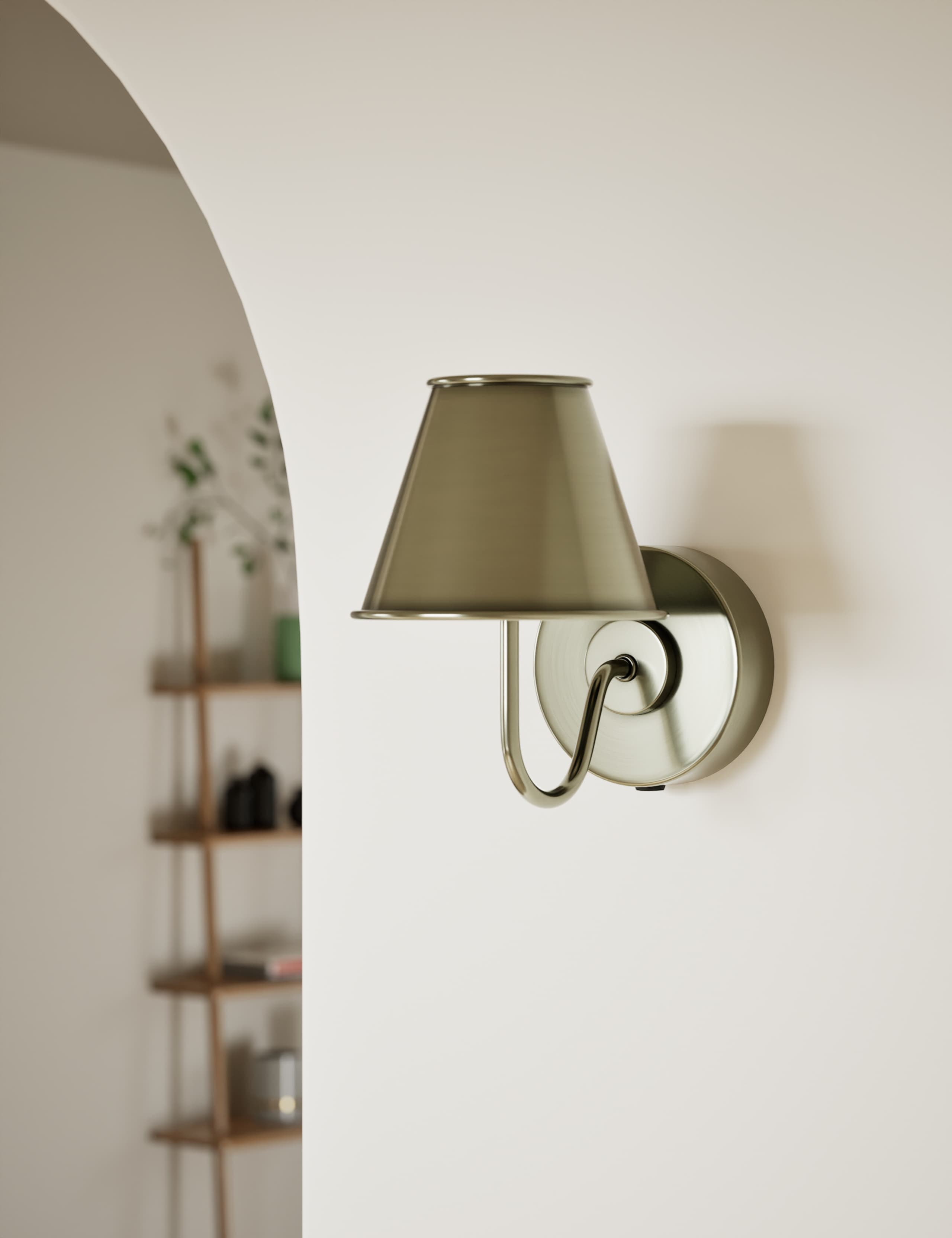 Brass Rechargeable Wall Light 1 of 5