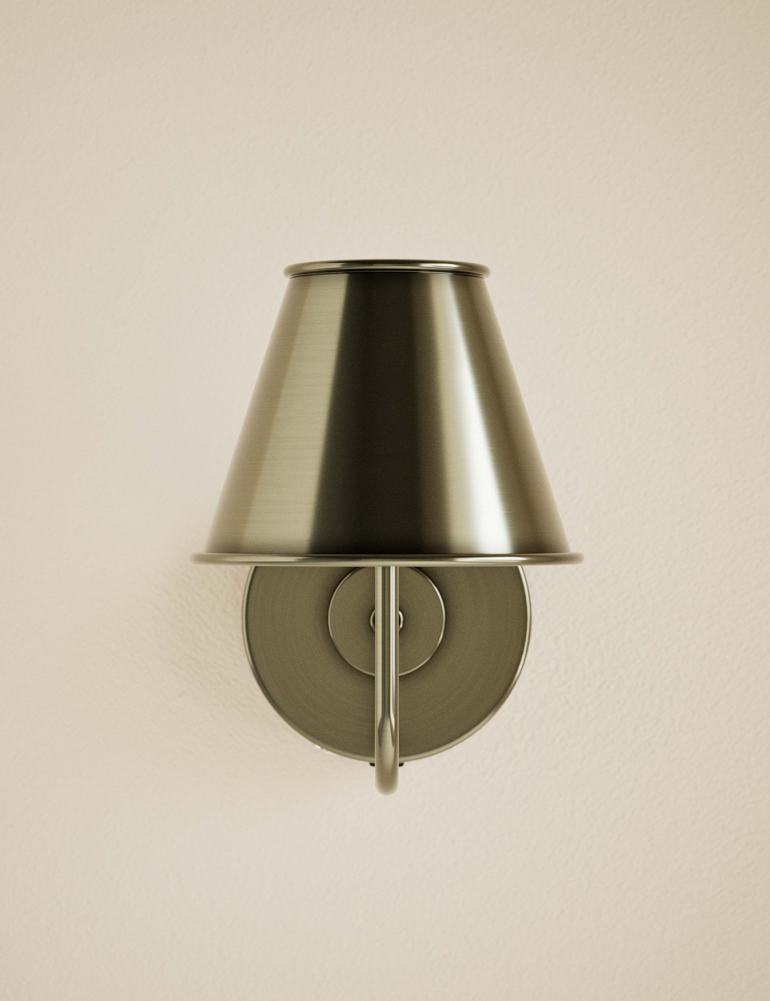 Brass Rechargeable Wall Light 3 of 5