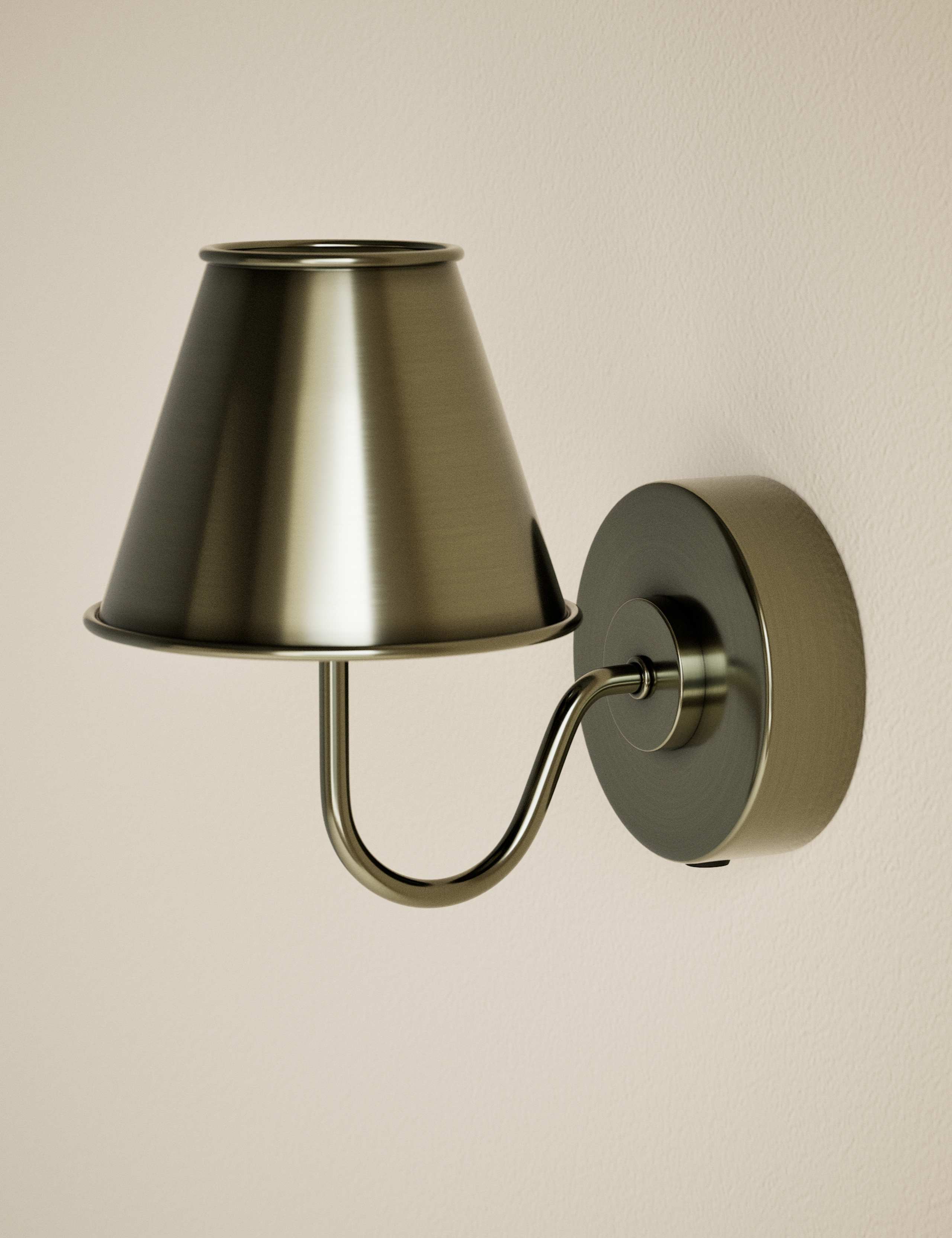 Brass Rechargeable Wall Light 4 of 5