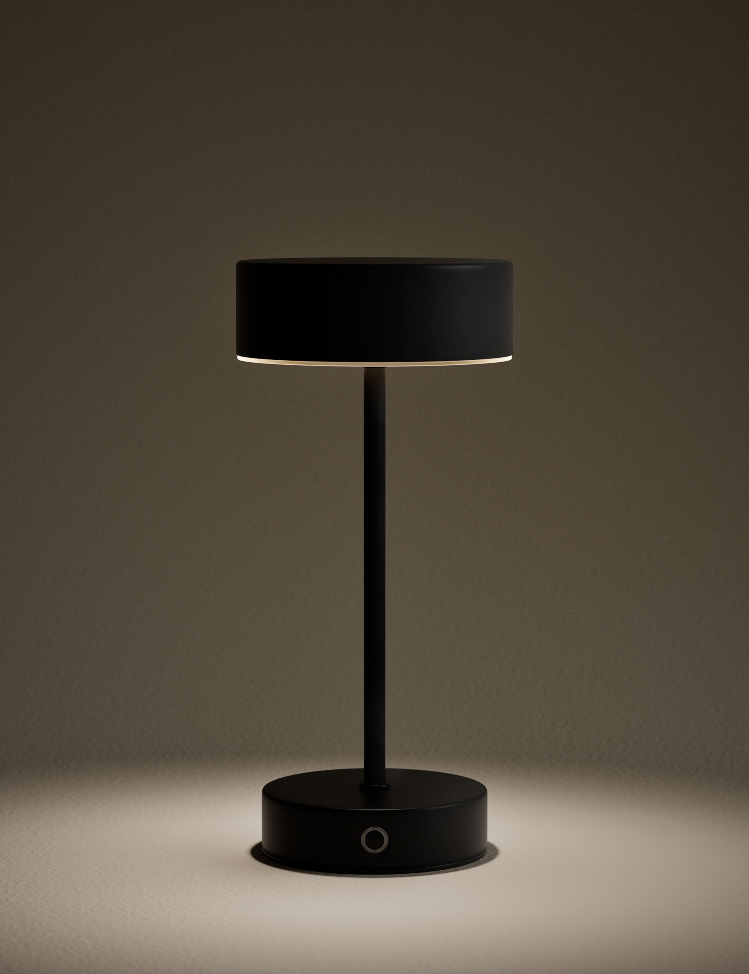 Flat Head Small Rechargeable Table Lamp 2 of 4