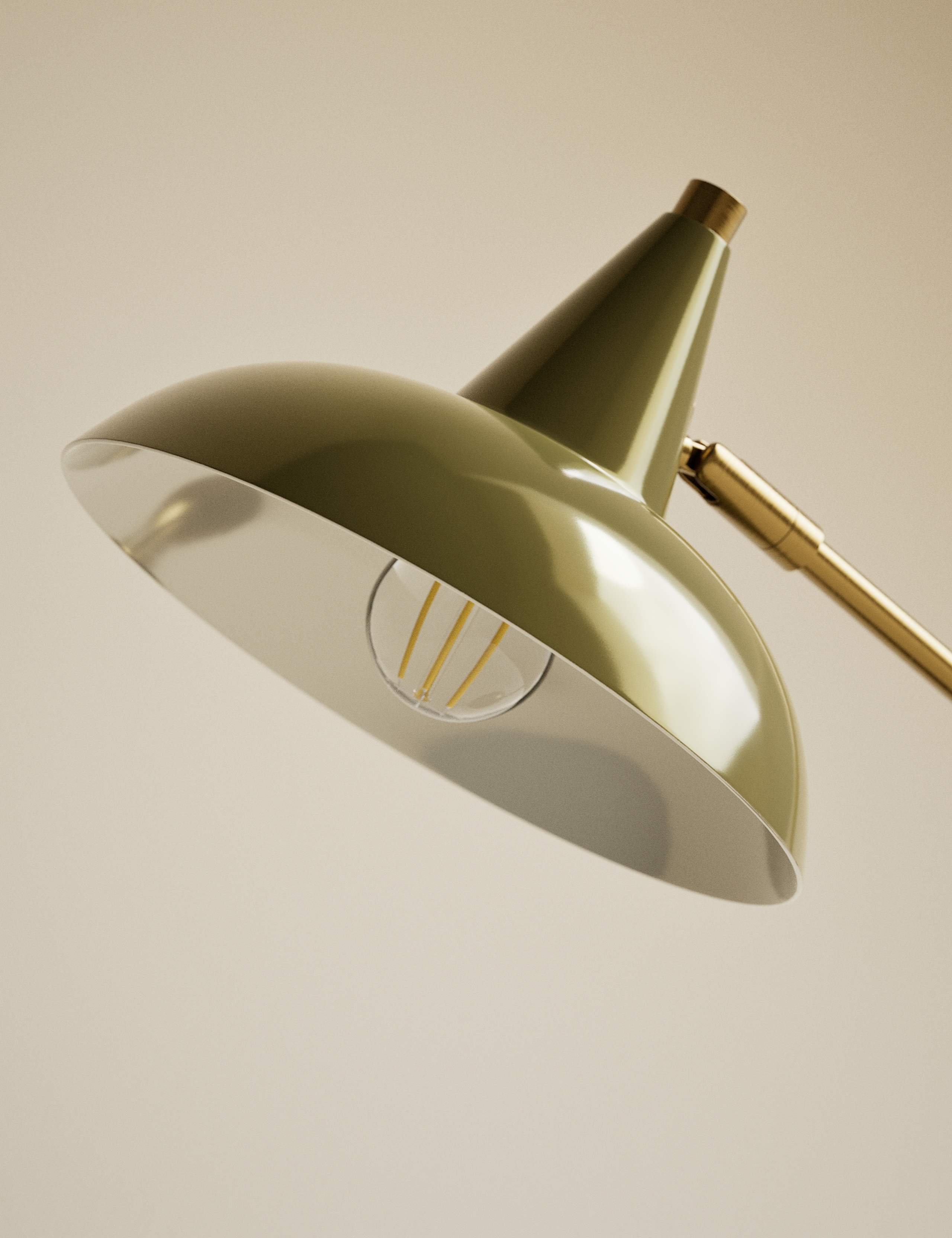 Metal Head Desk Table Lamp 3 of 4