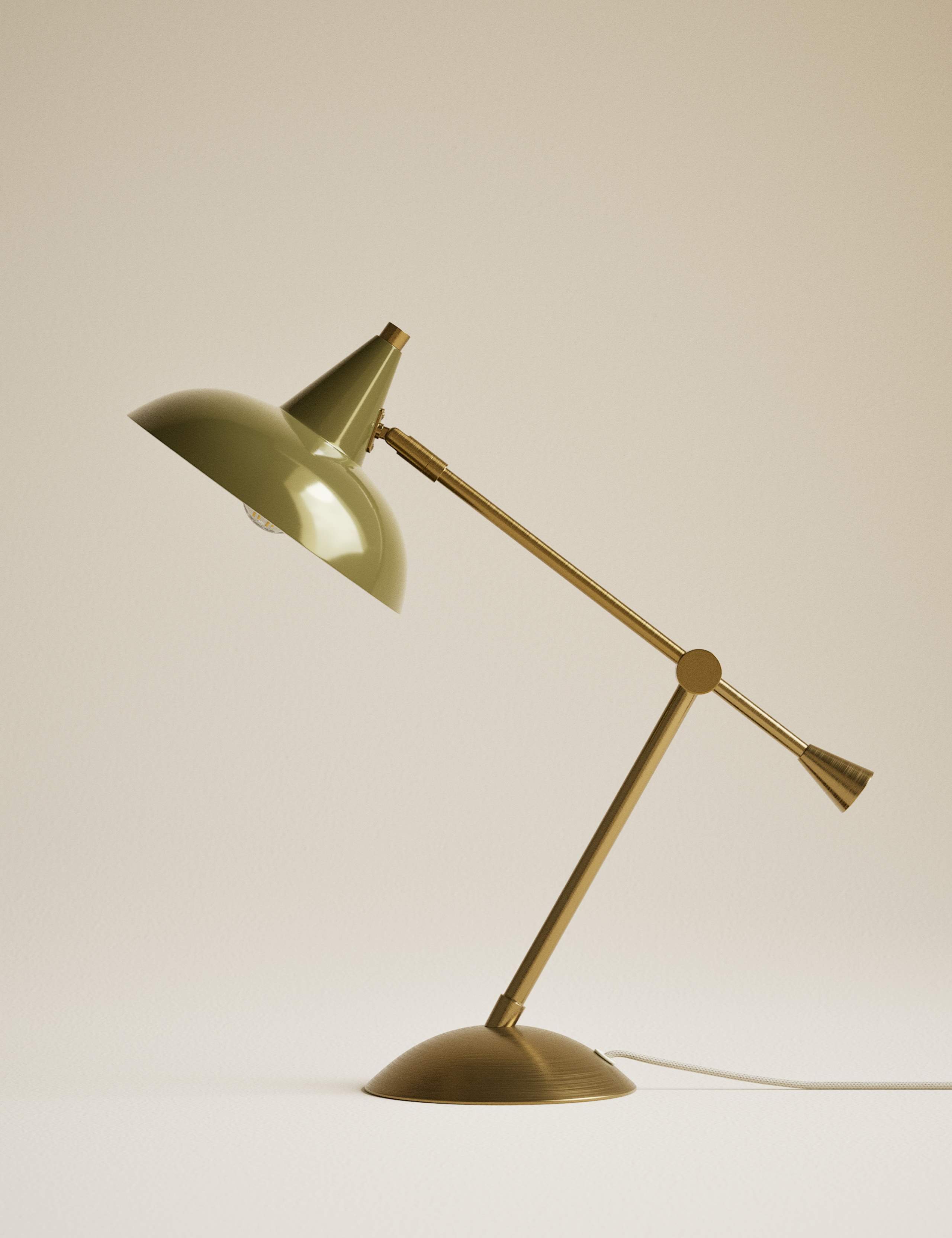 Metal Head Desk Table Lamp 1 of 4