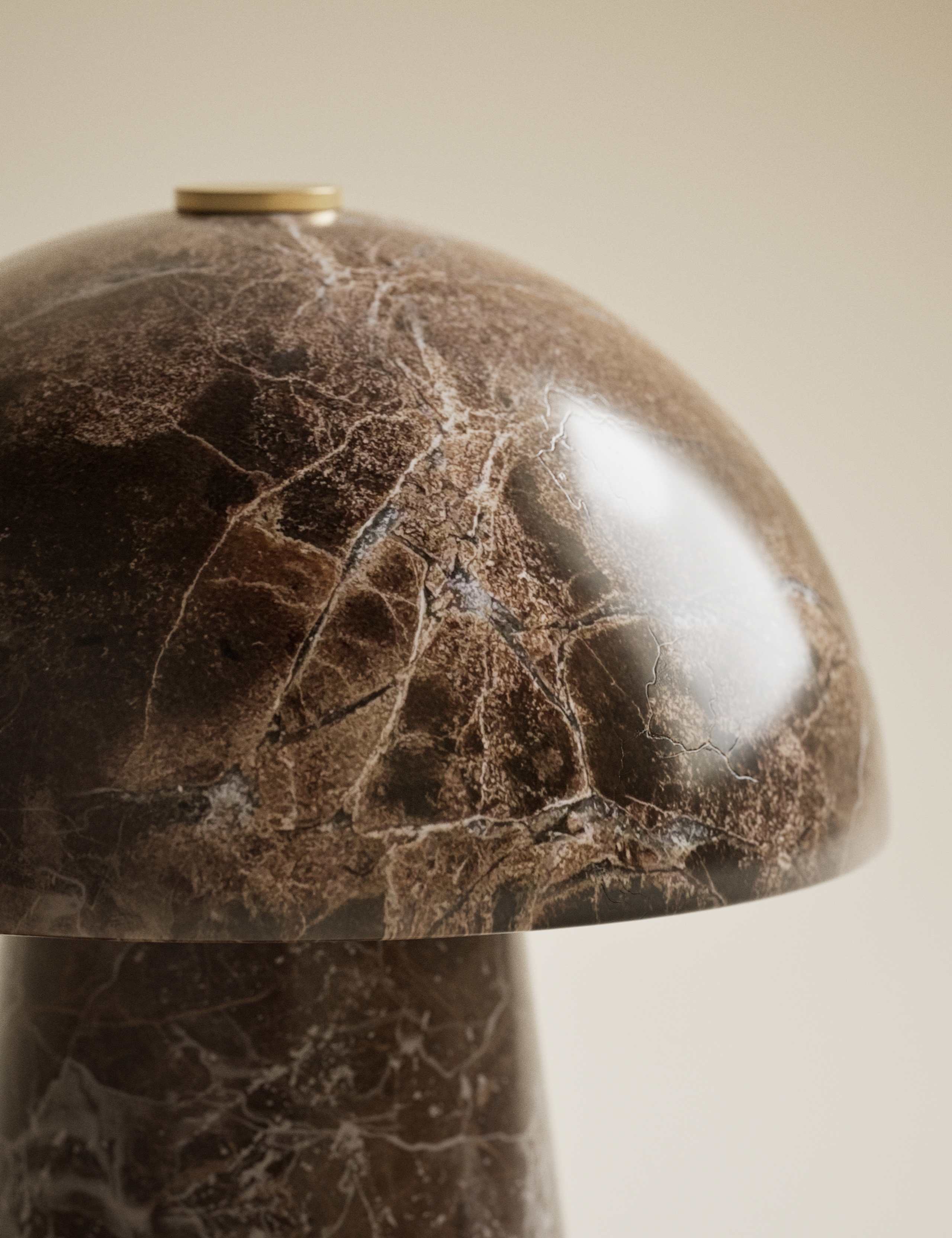 Marble Rechargeable Mushroom Lamp 3 of 5