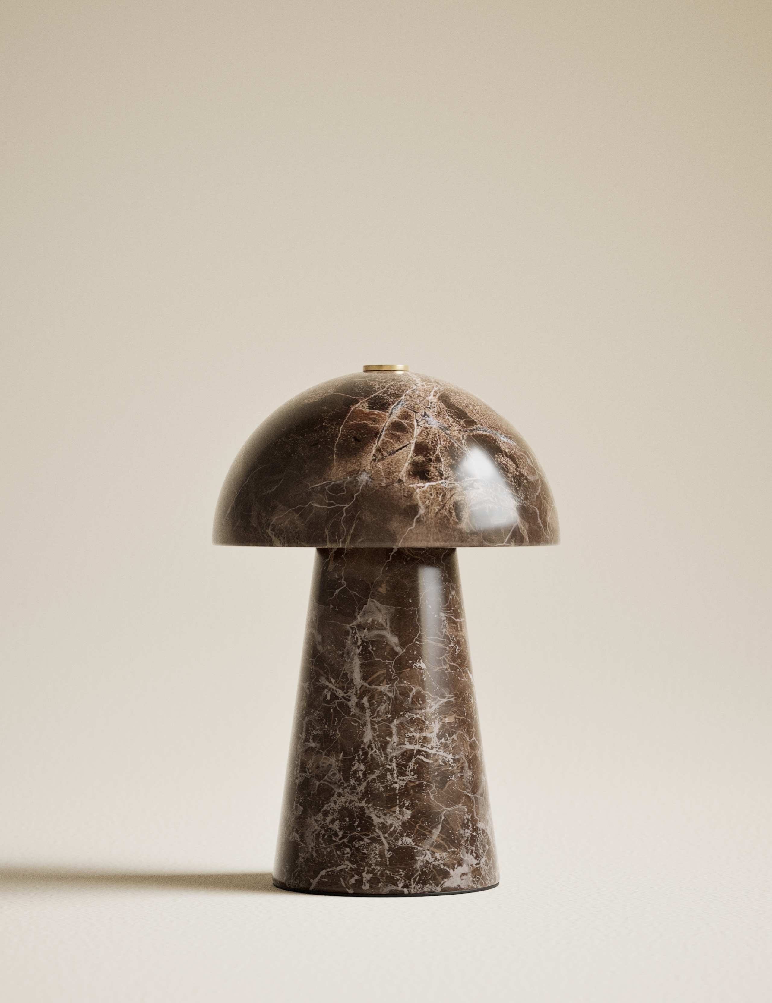 Marble Rechargeable Mushroom Lamp 1 of 5