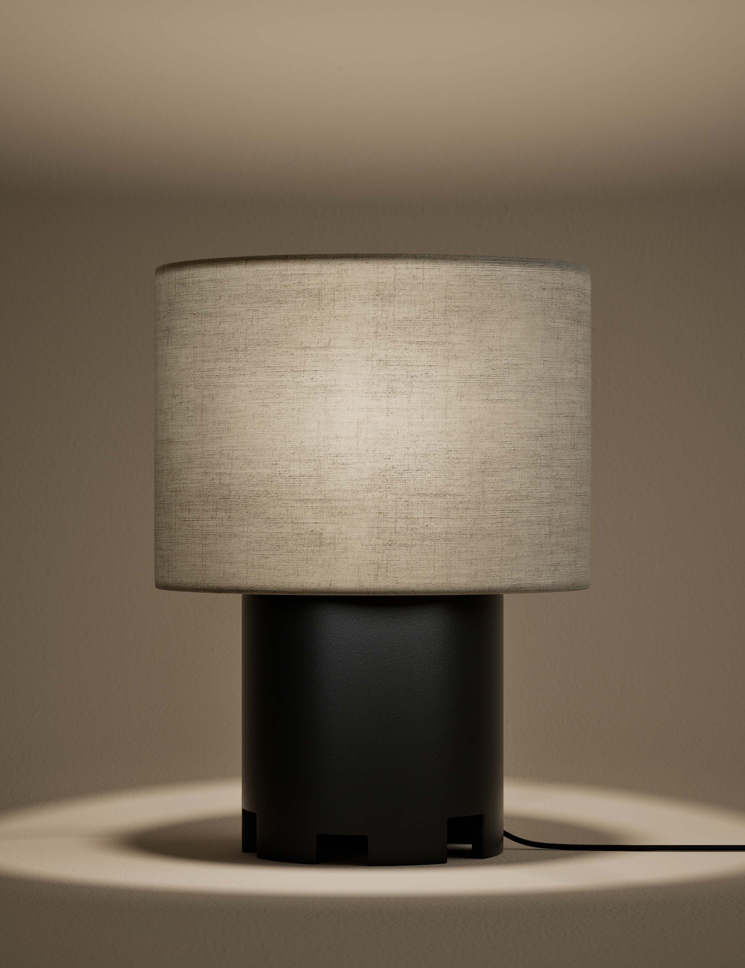 Kelly Hoppen Castle Resin Lamp 2 of 4