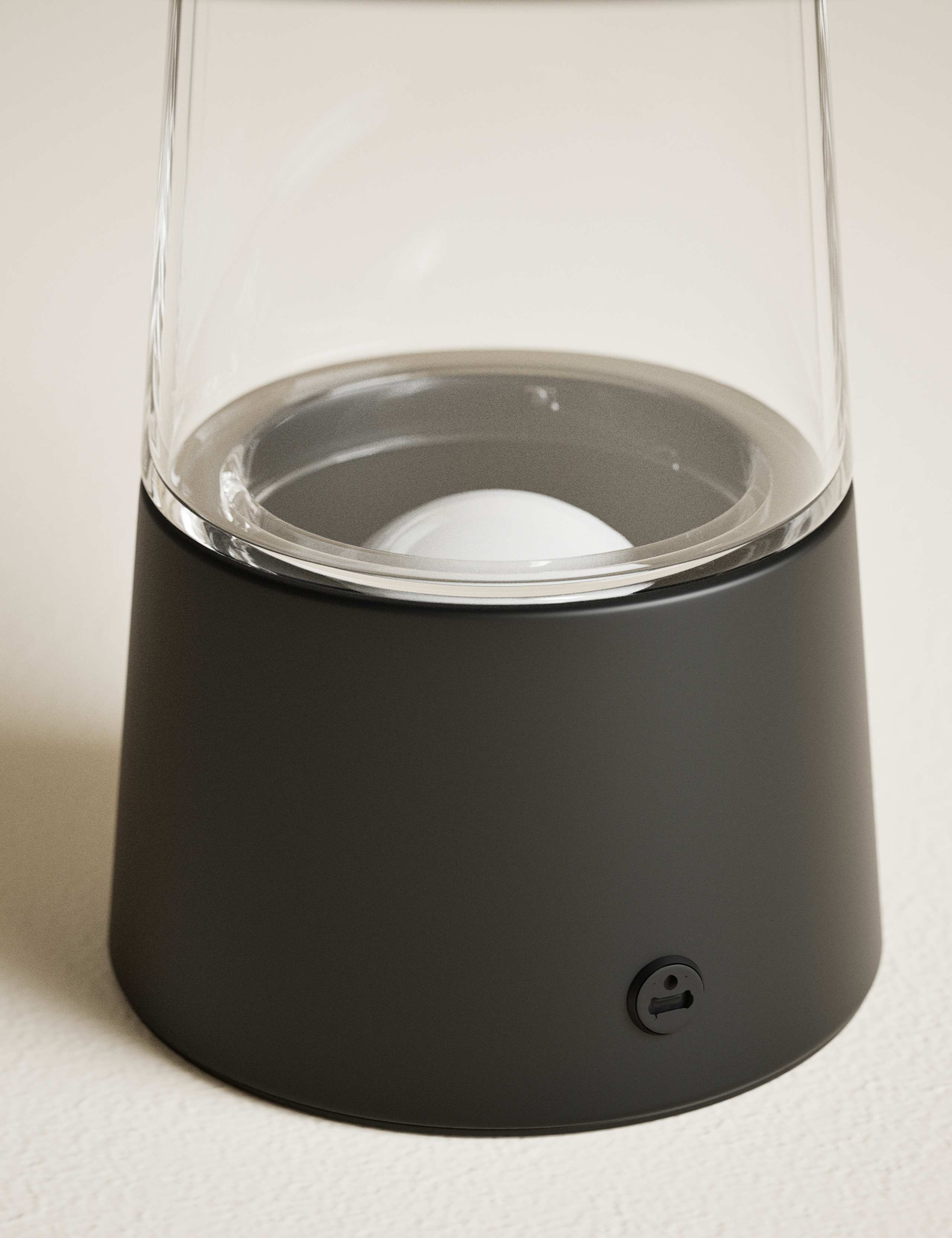 Kelly Hoppen Metal and Glass Dome Lamp 5 of 5