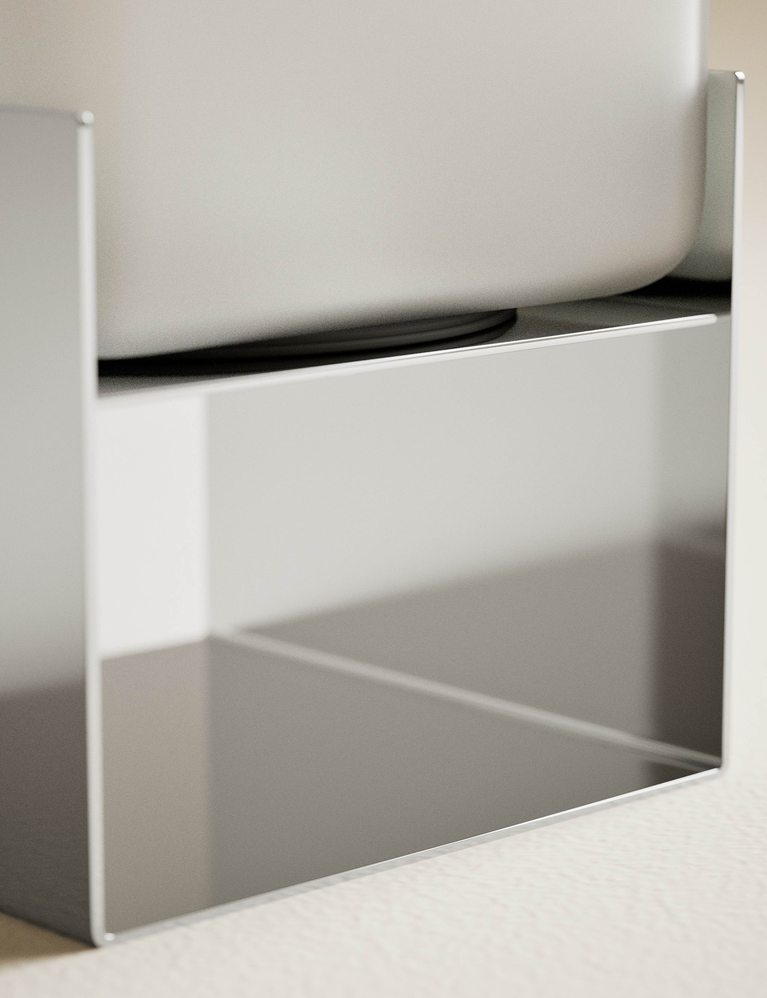 Kelly Hoppen Rechargeable Square Glass Lamp 5 of 5