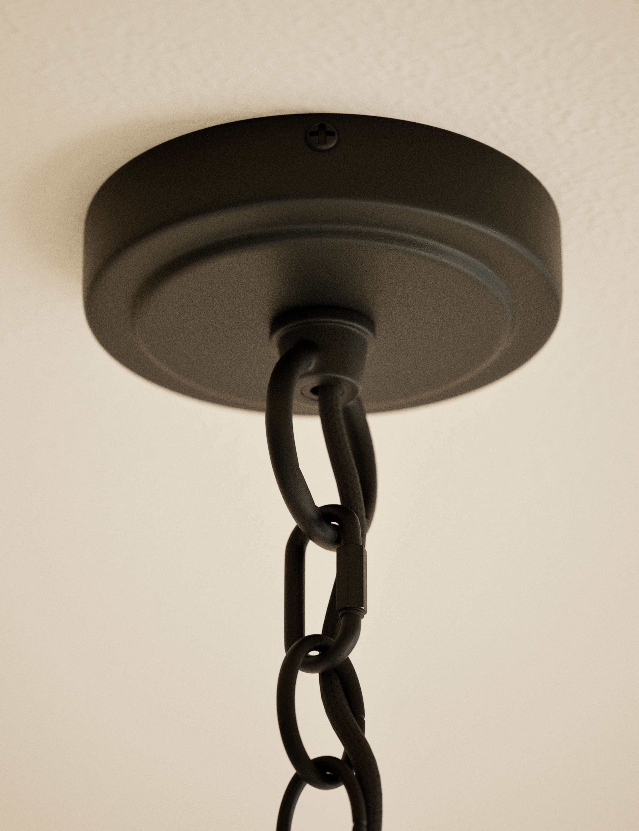 Glass Bell Pendant Ceiling Light 4 of 4