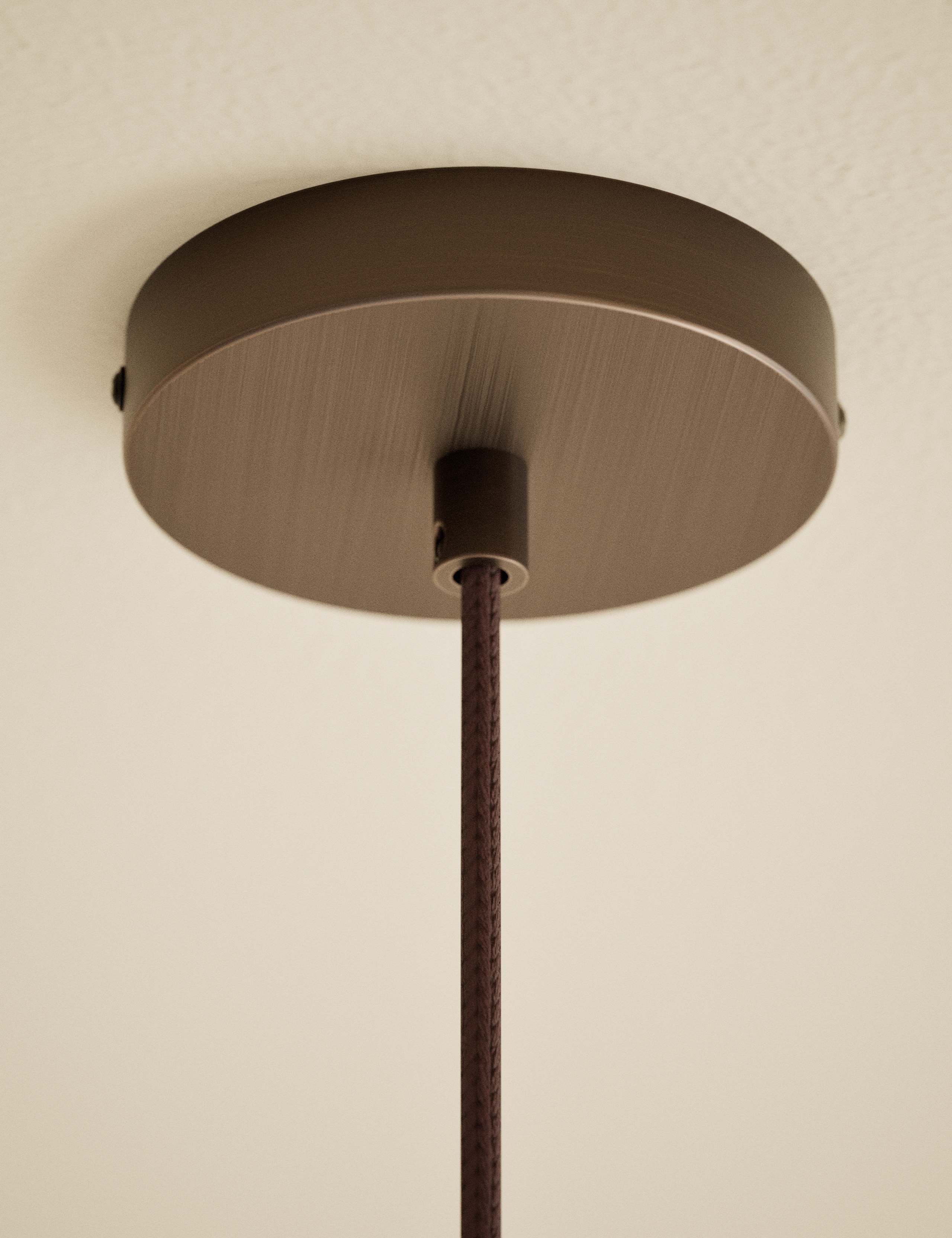 Glass Oval Pendant Ceiling Light 4 of 4