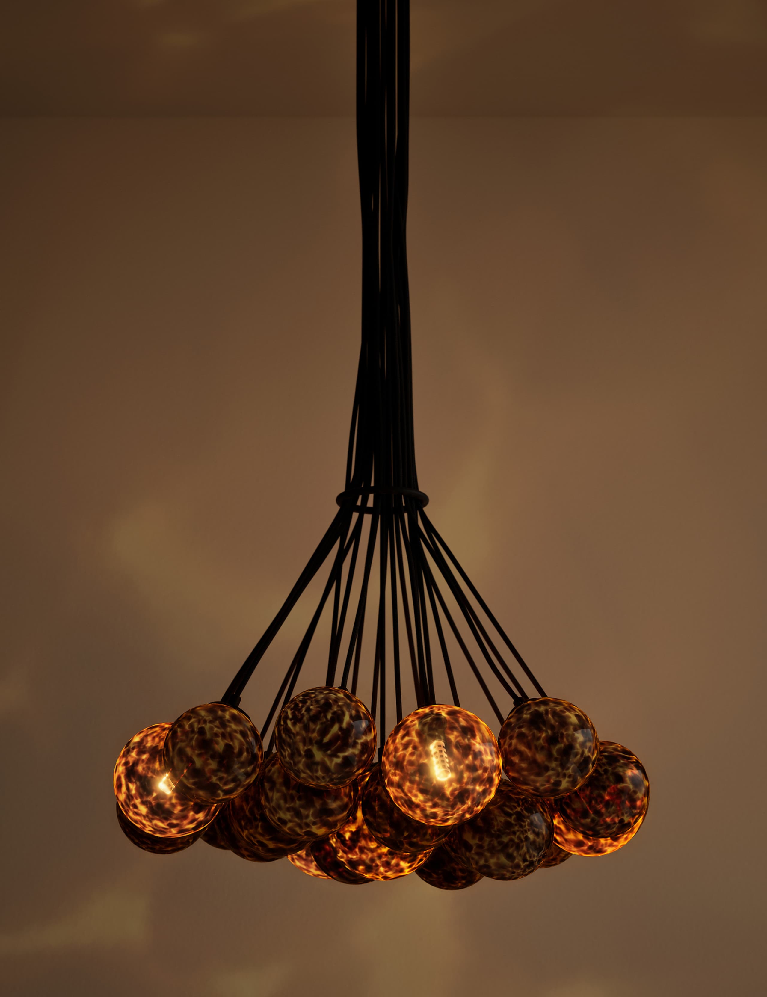Tortoiseshell Cluster Ceiling Light 2 of 6