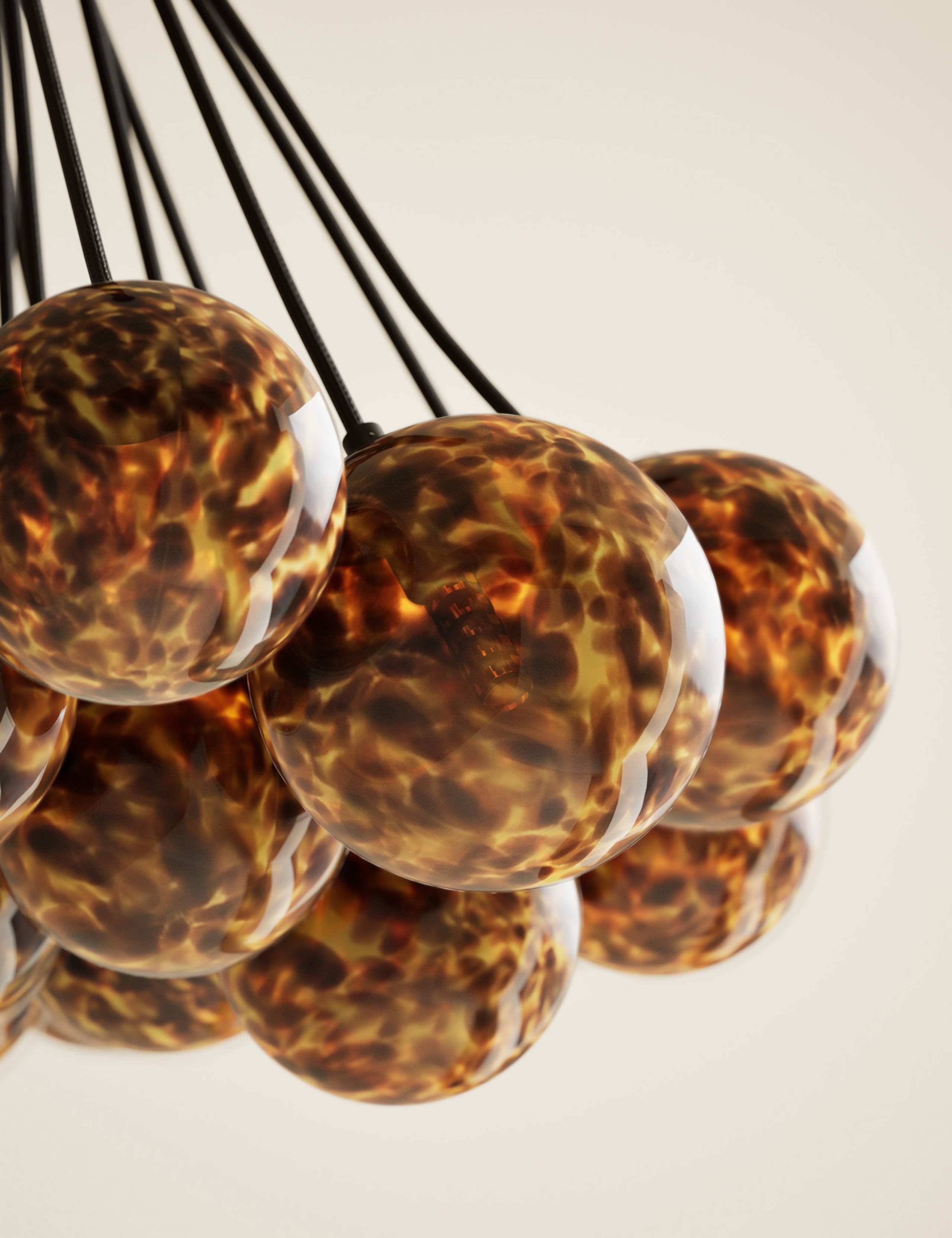 Tortoiseshell Cluster Ceiling Light 3 of 6