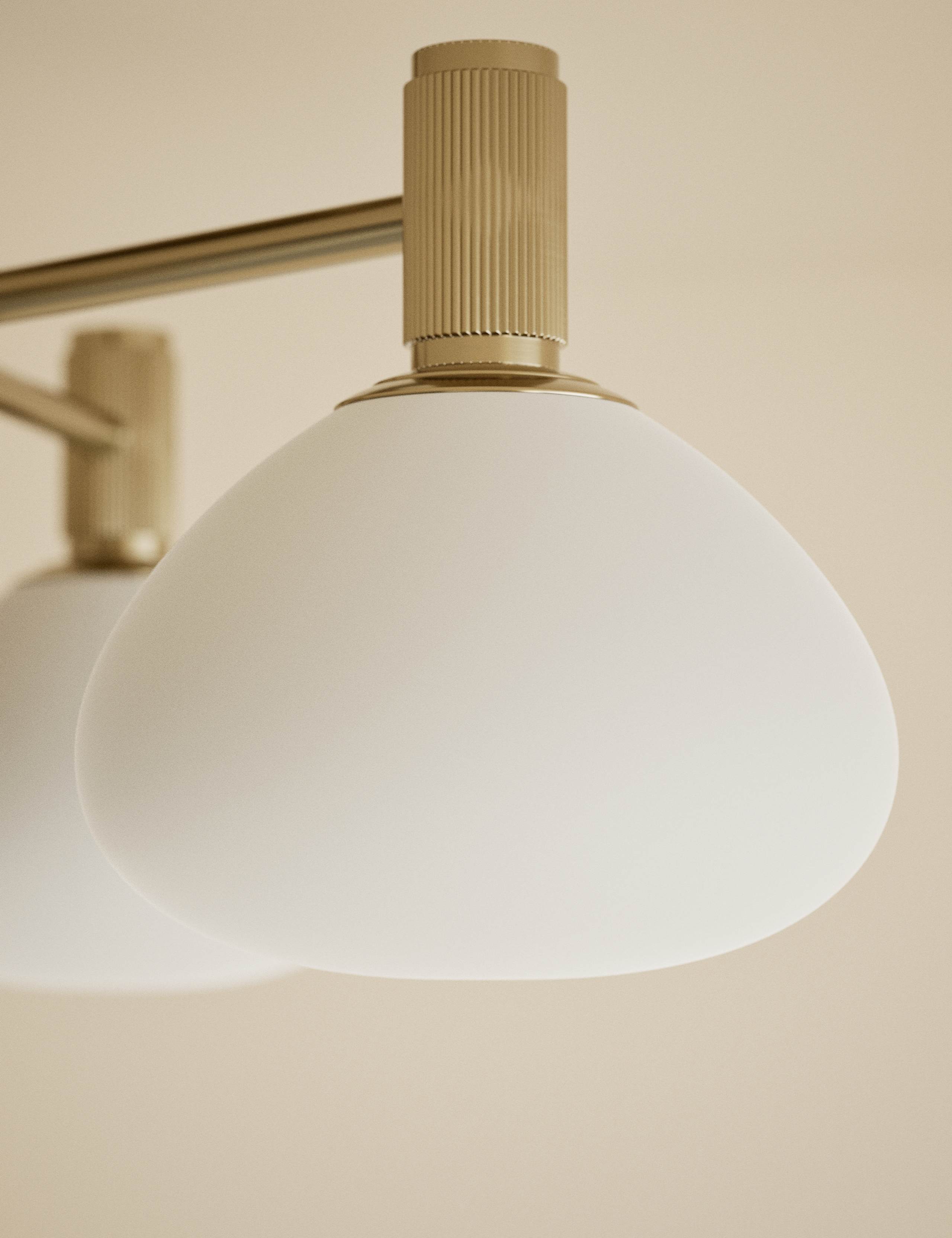 Soft Organic Form 3 Light Ceiling Light 3 of 5