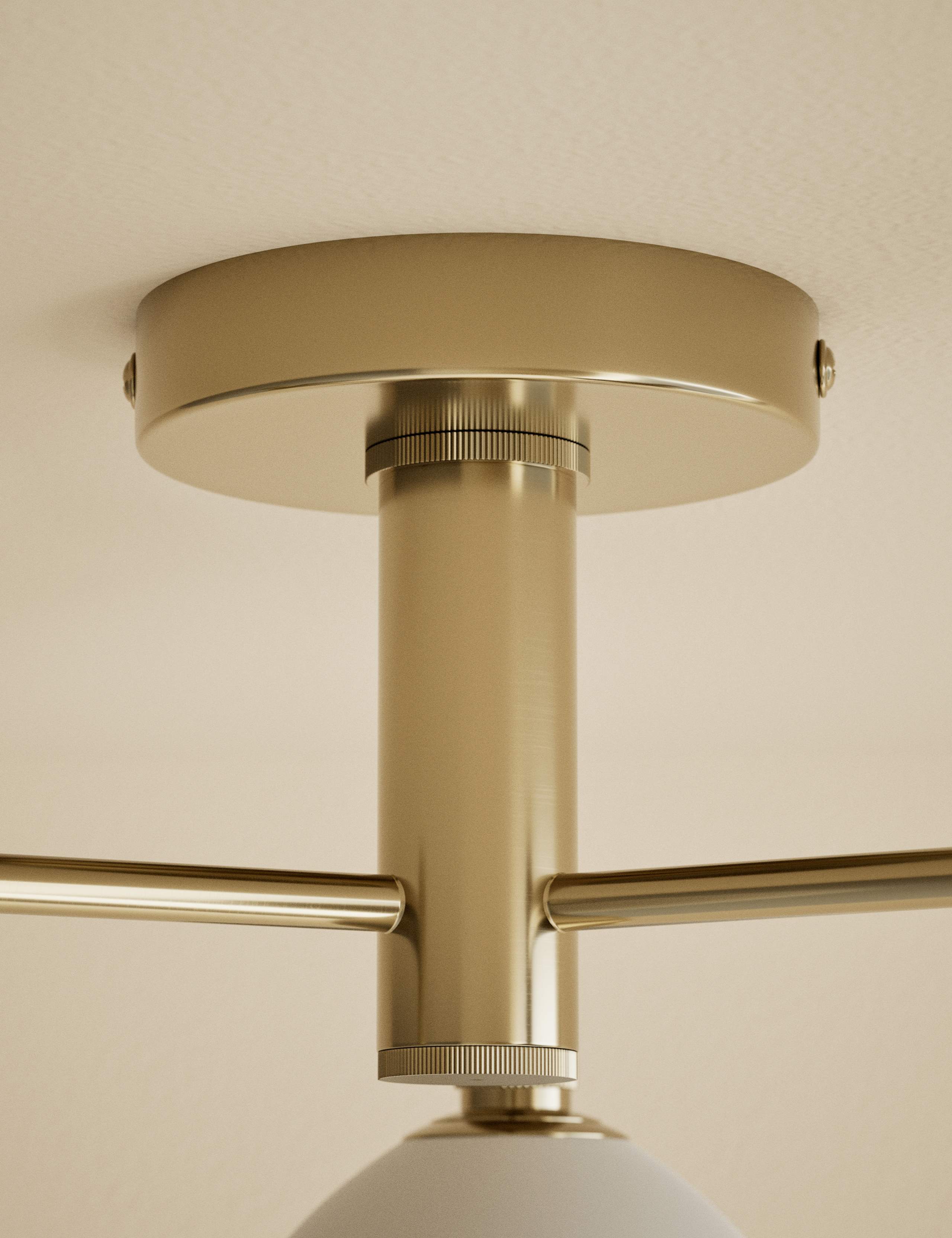 Soft Organic Form 3 Light Ceiling Light 4 of 5