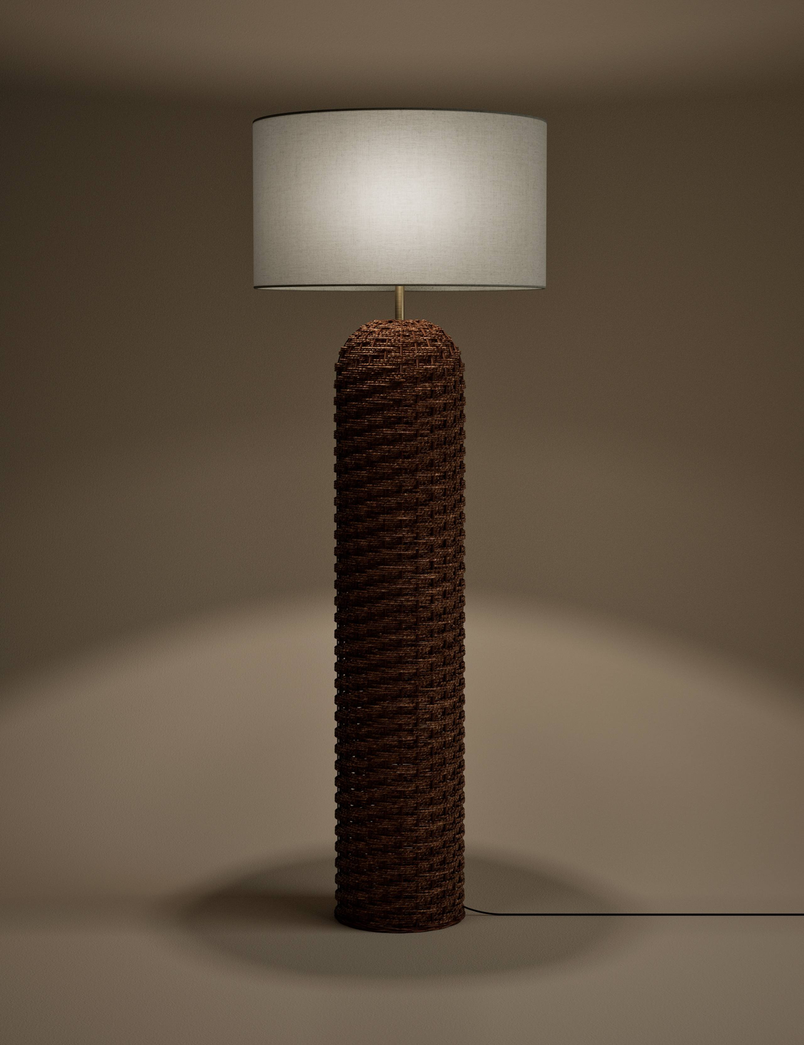 Seagrass Base Floor Lamp 2 of 4