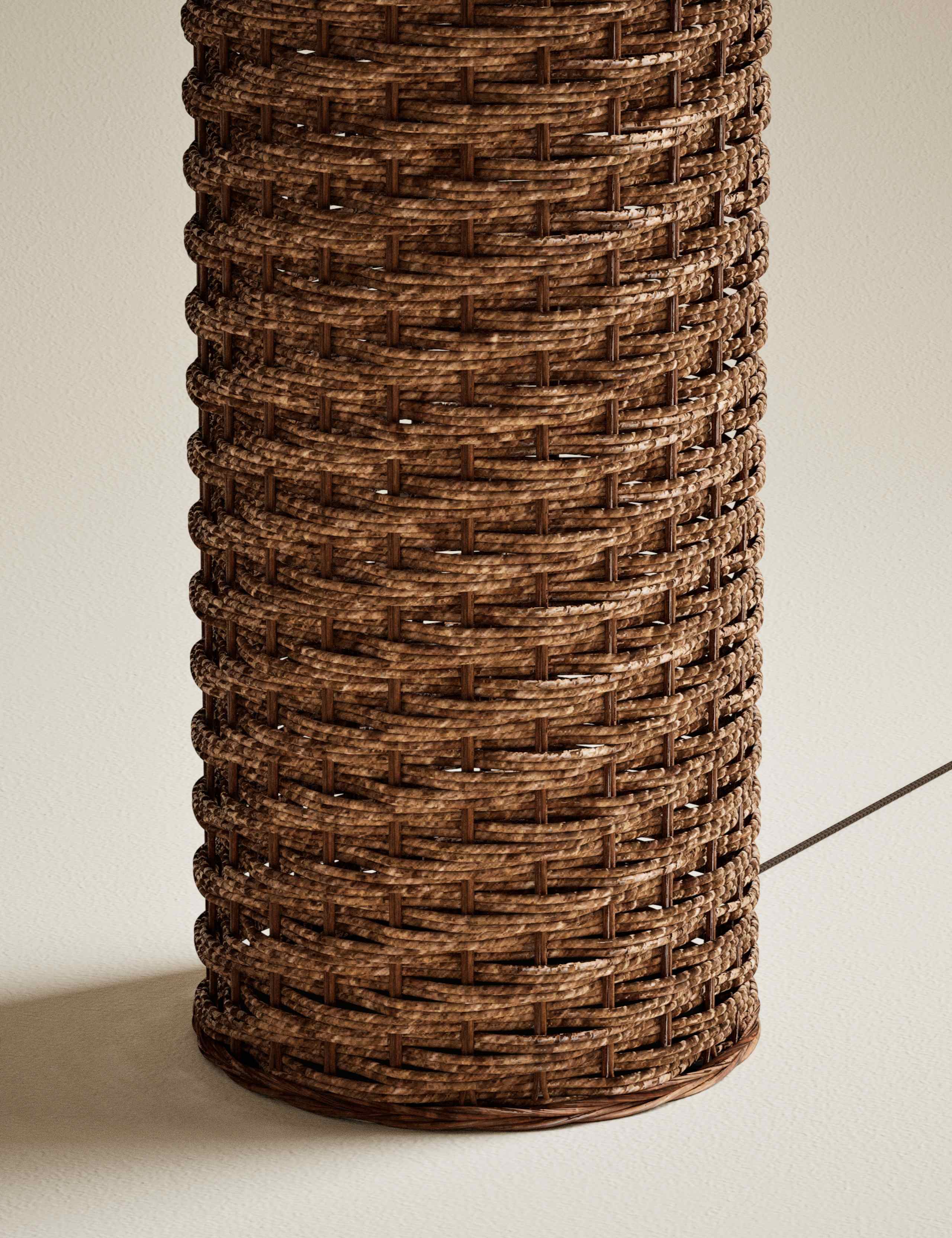 Seagrass Base Floor Lamp 4 of 4