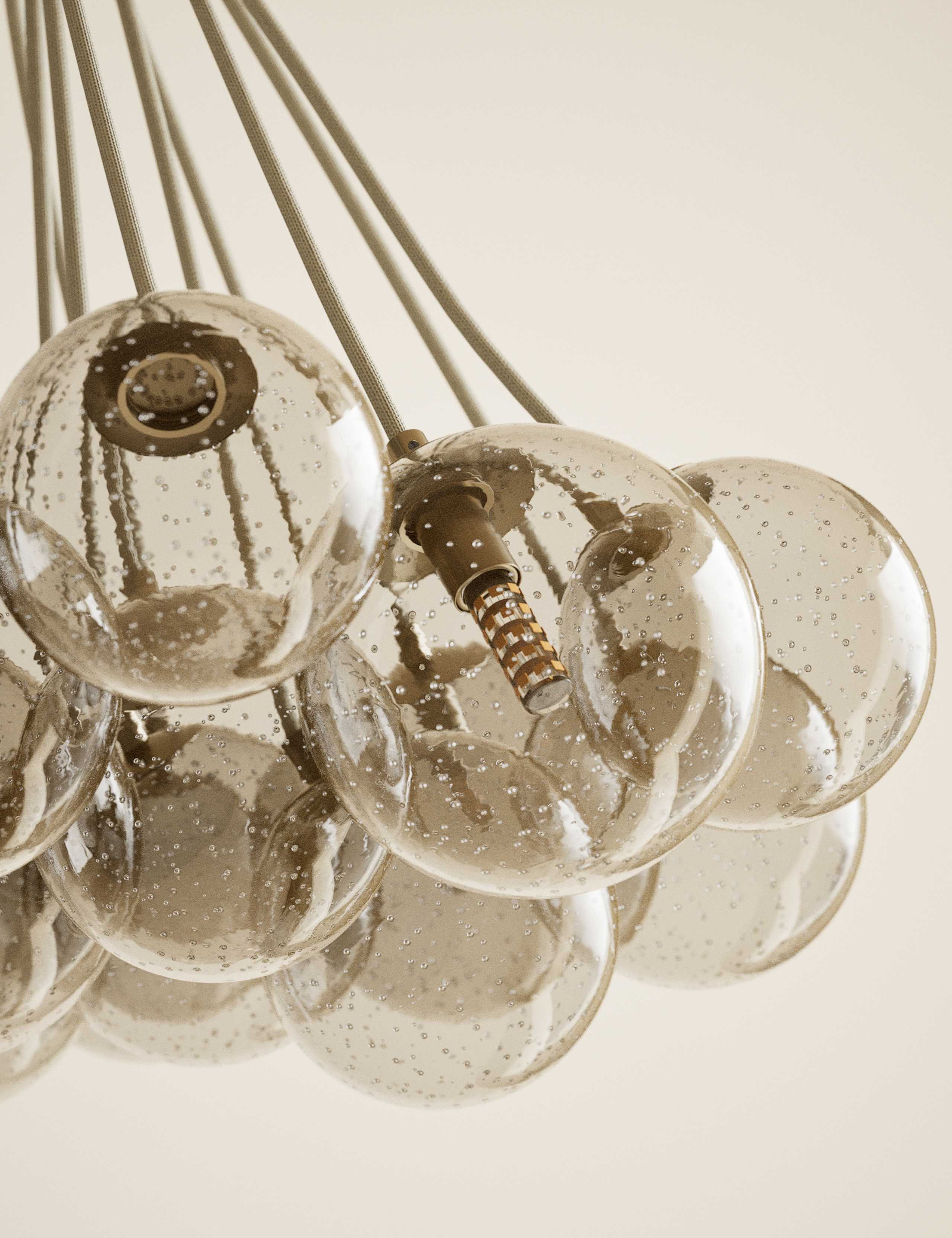 Champagne Cluster Ceiling Light 3 of 5