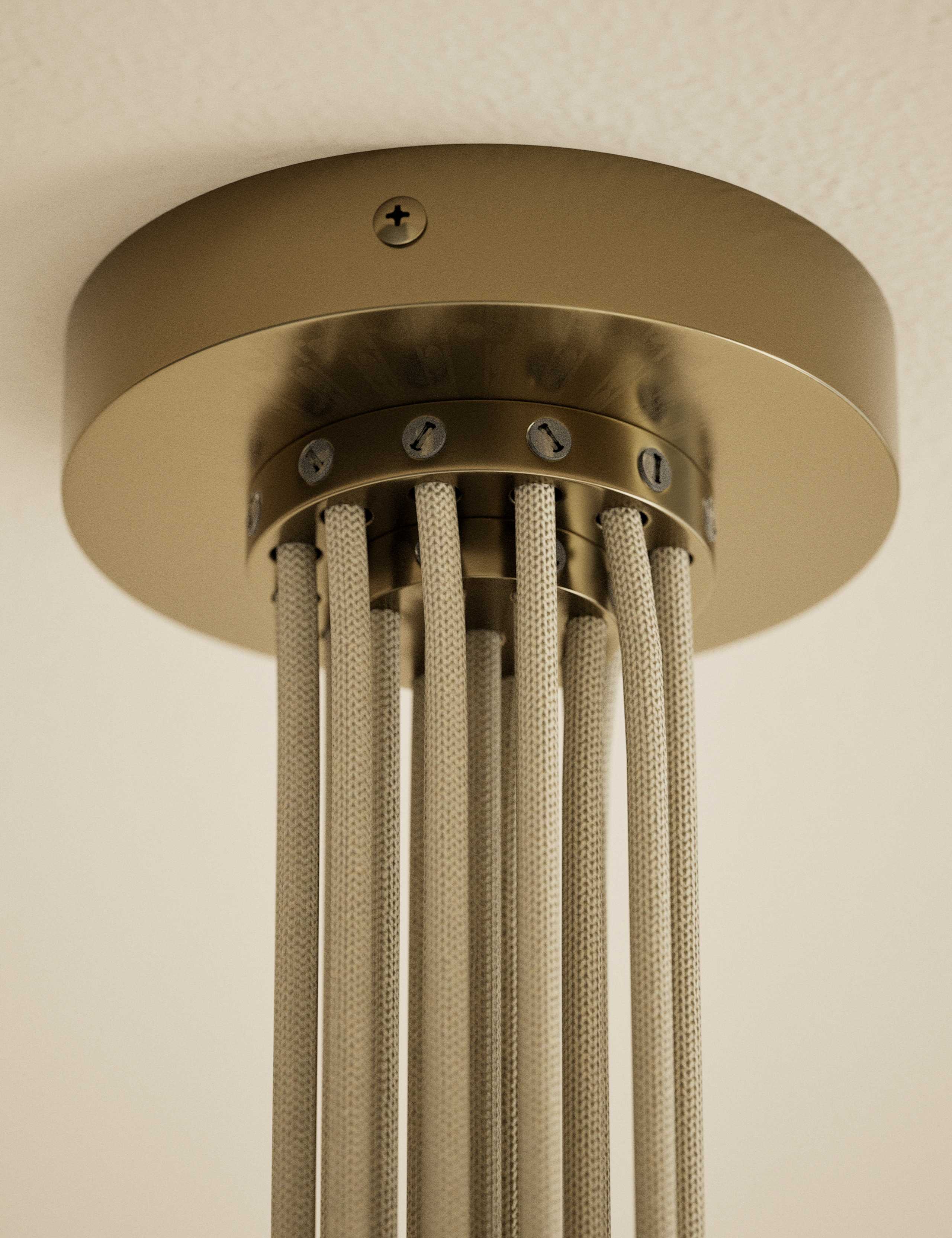 Champagne Cluster Ceiling Light 4 of 5