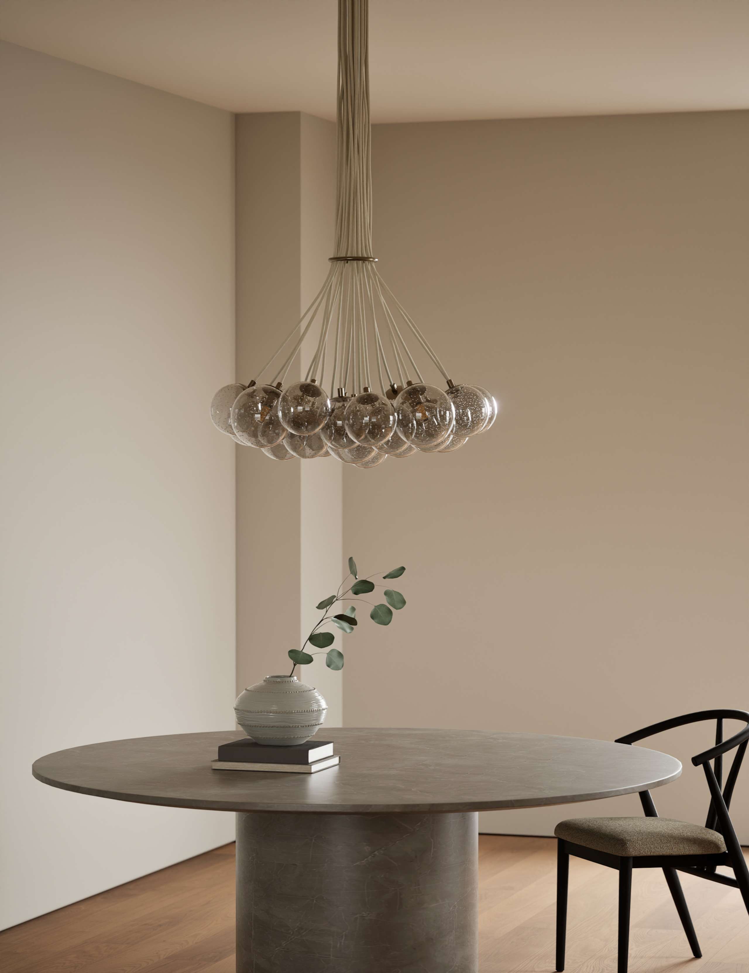 Champagne Cluster Ceiling Light 6 of 6