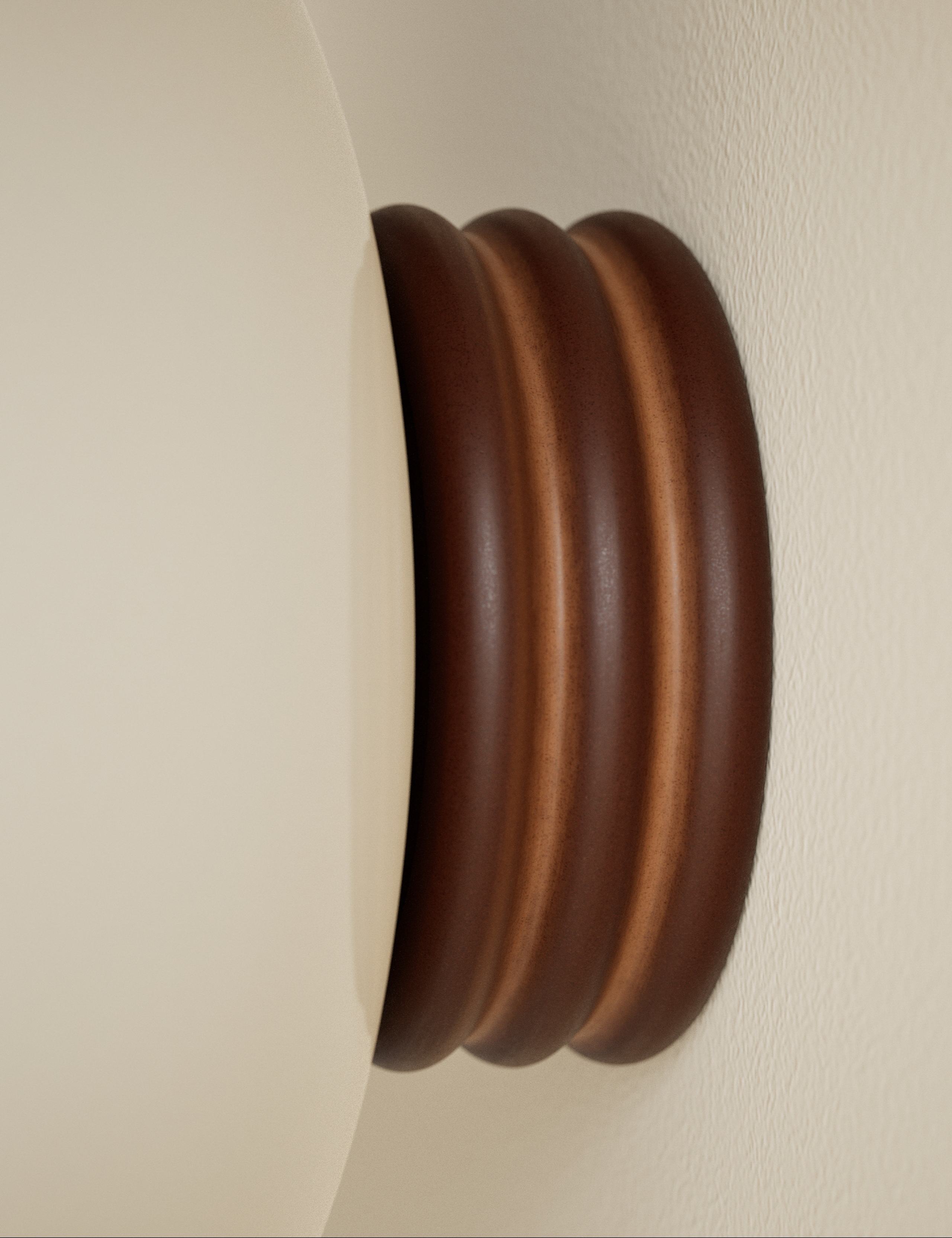 Wooden Ribbed Wall Light 5 of 5
