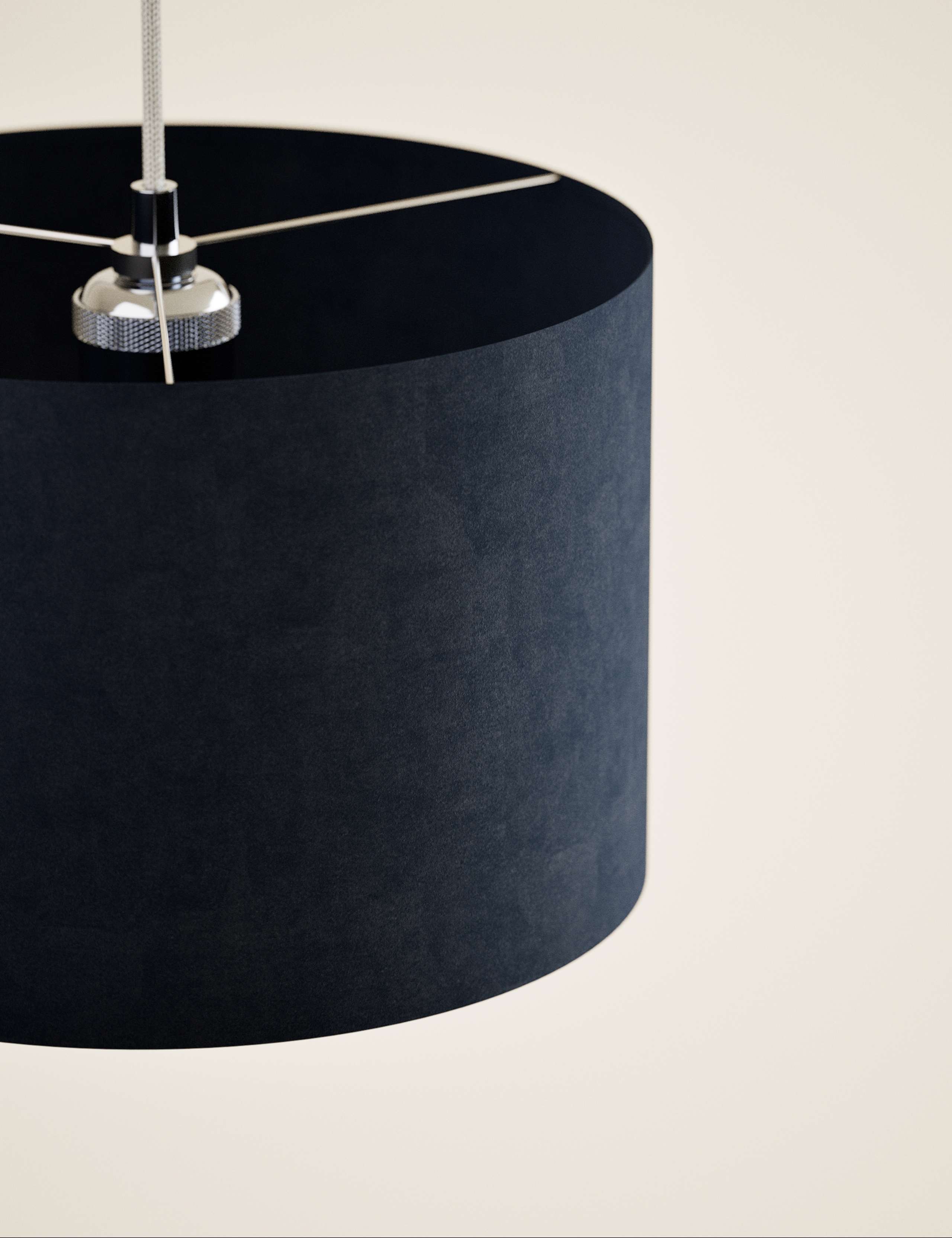 Velvet Lamp Shade 5 of 5