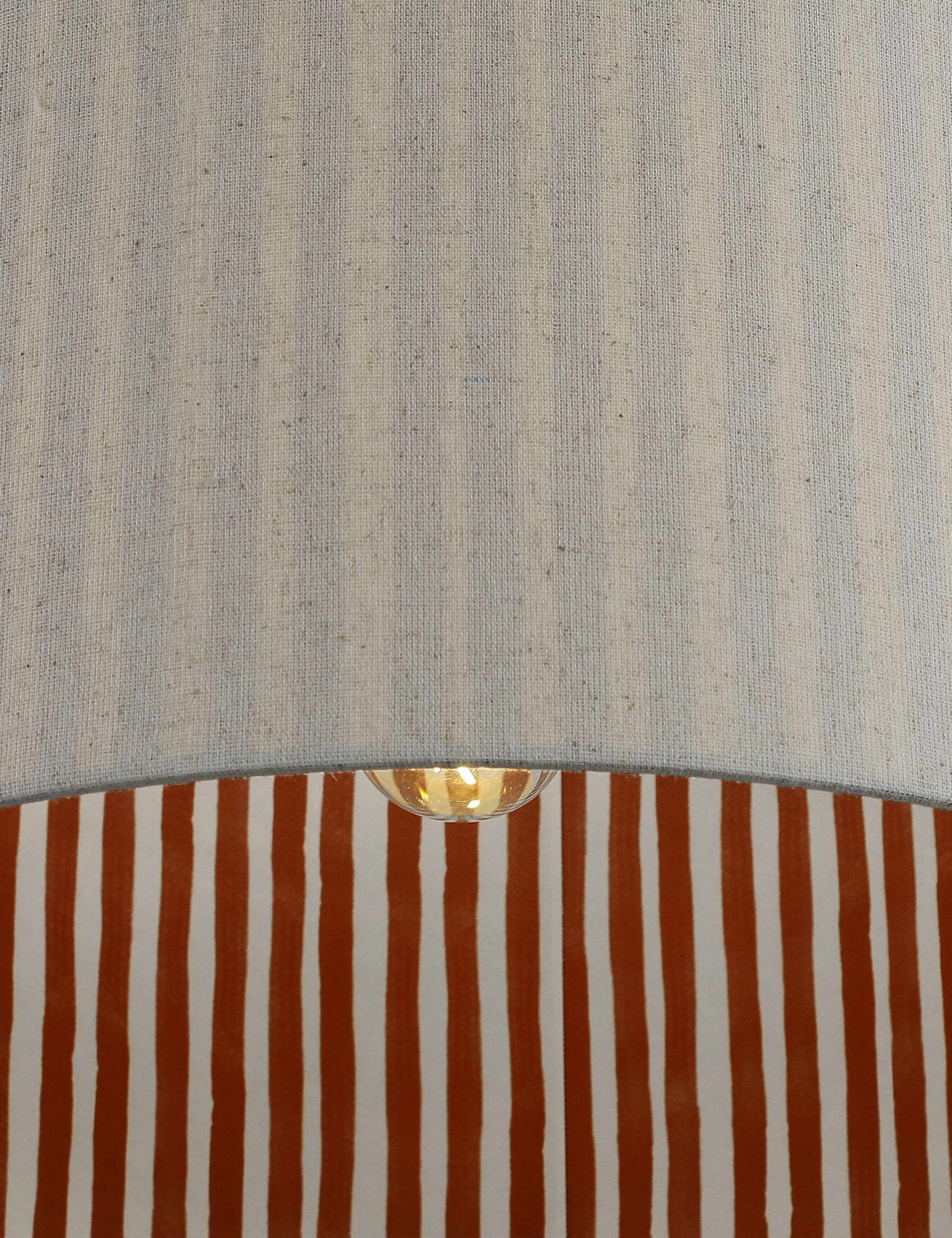 Watercolour Stripe Drum Lamp Shade 5 of 8