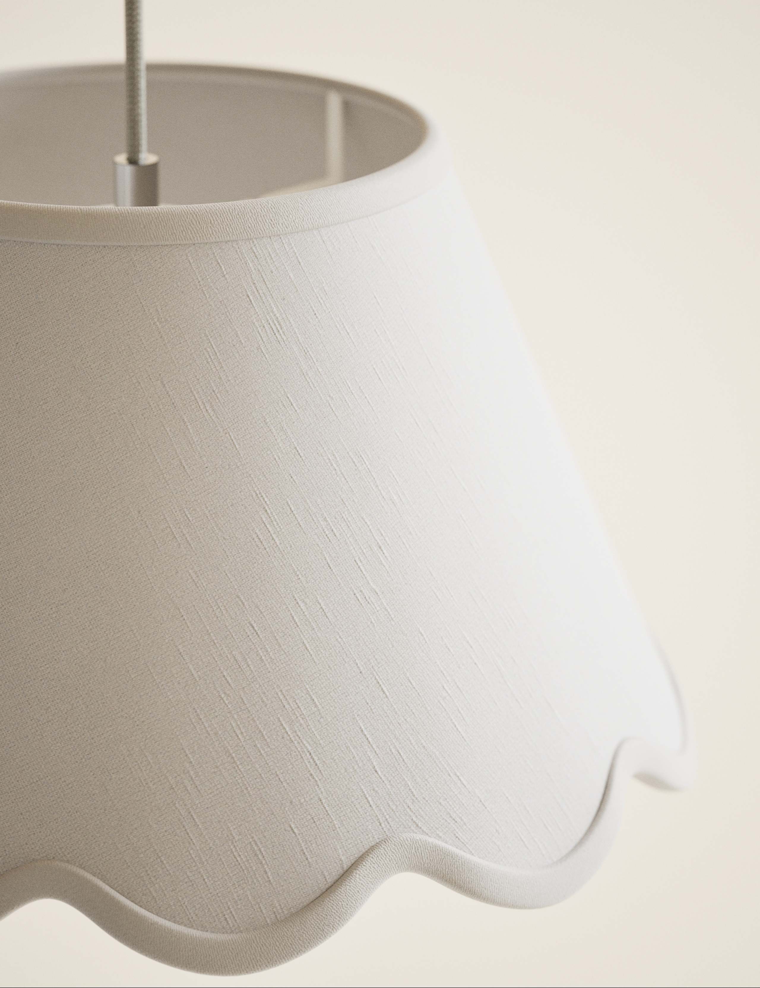 Large Scallop Trim Lamp Shade 5 of 5