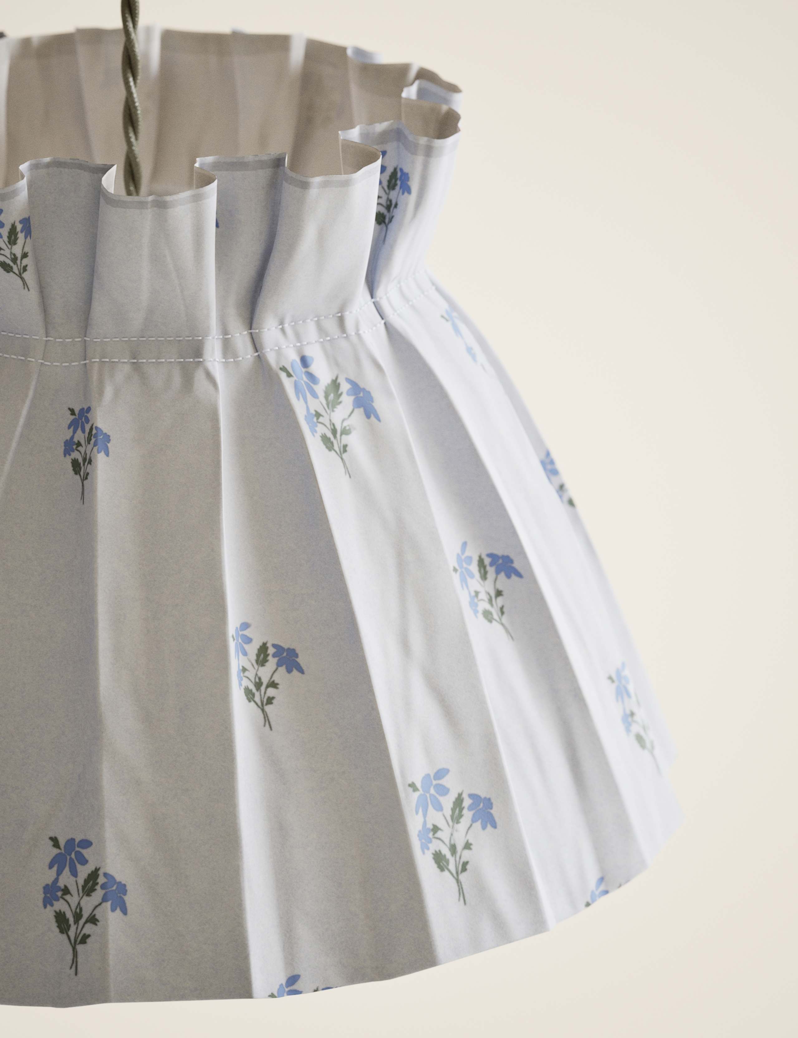 Floral Pleated Shade 5 of 6