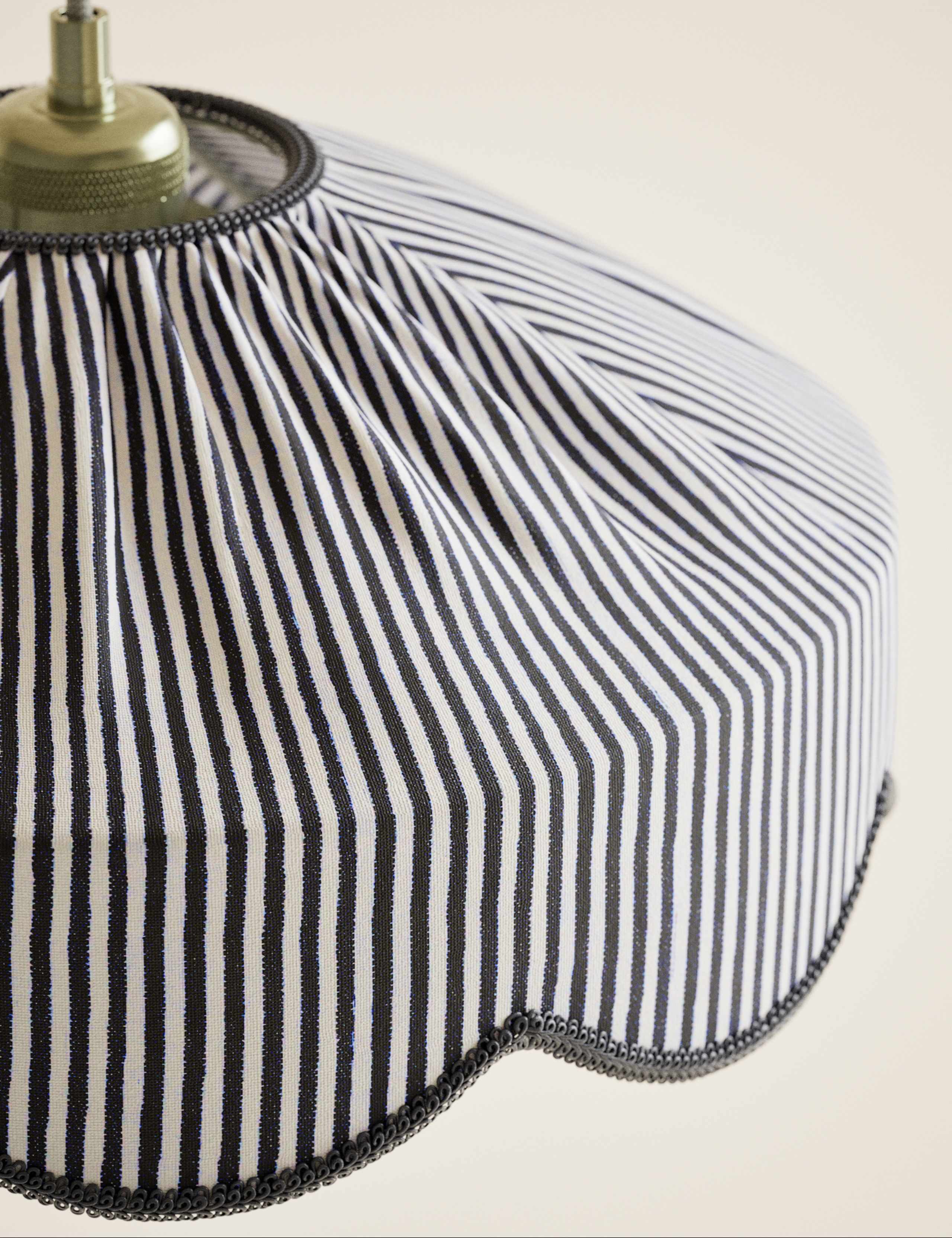 Striped Scallop Lamp Shade 5 of 5