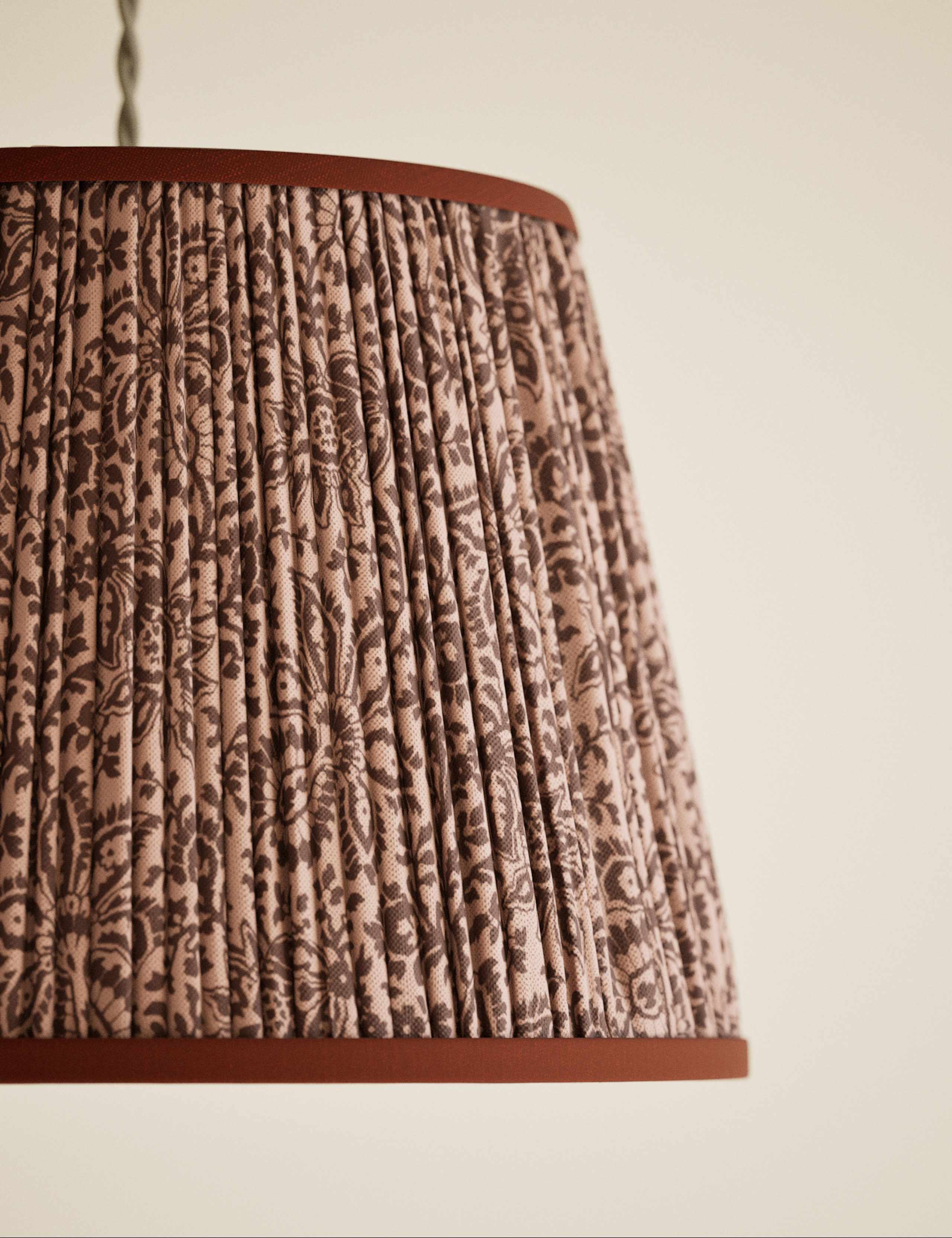 Paisley Pleated Lamp Shade 4 of 5