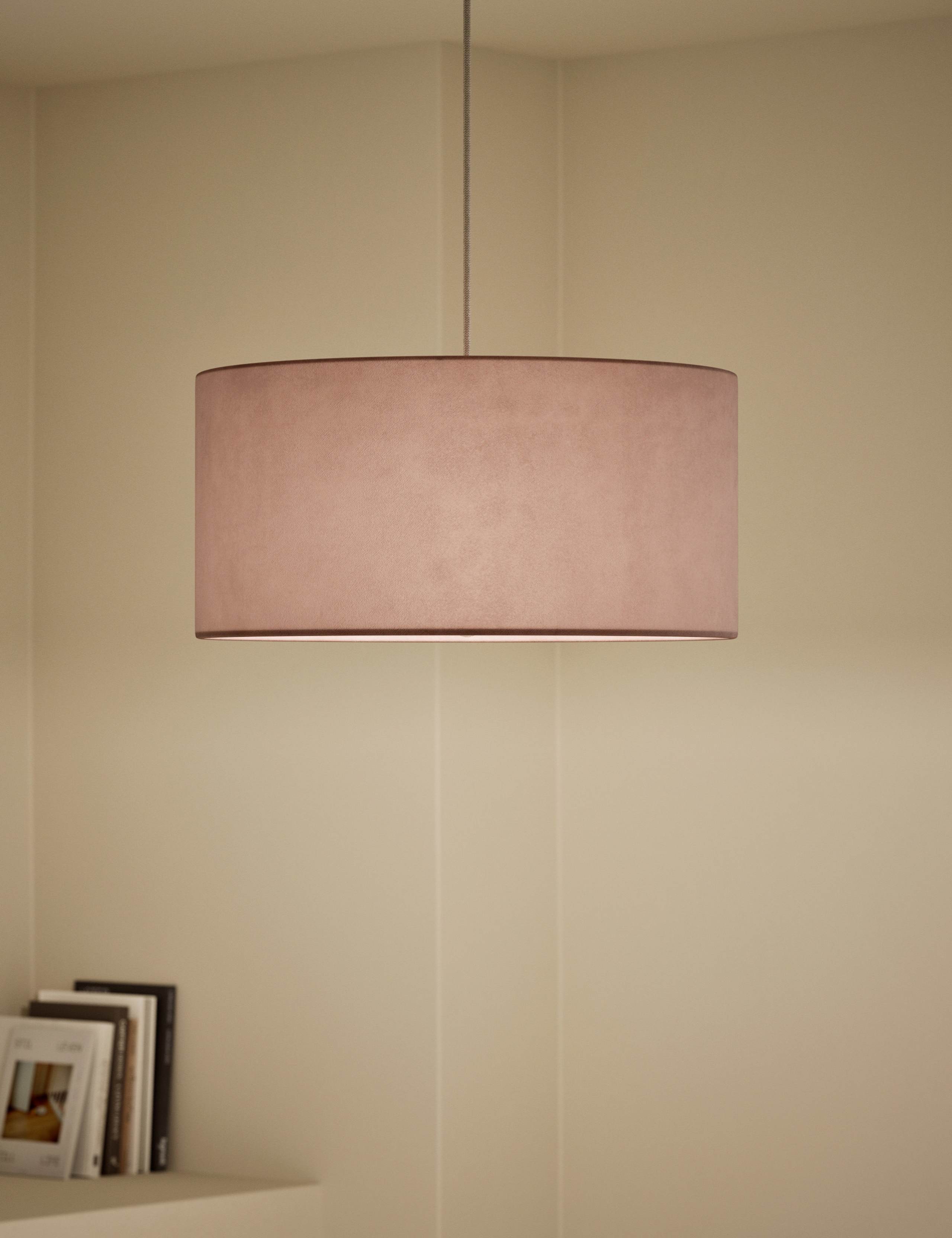 Velvet Oversized Ceiling Lamp Shade 2 of 5