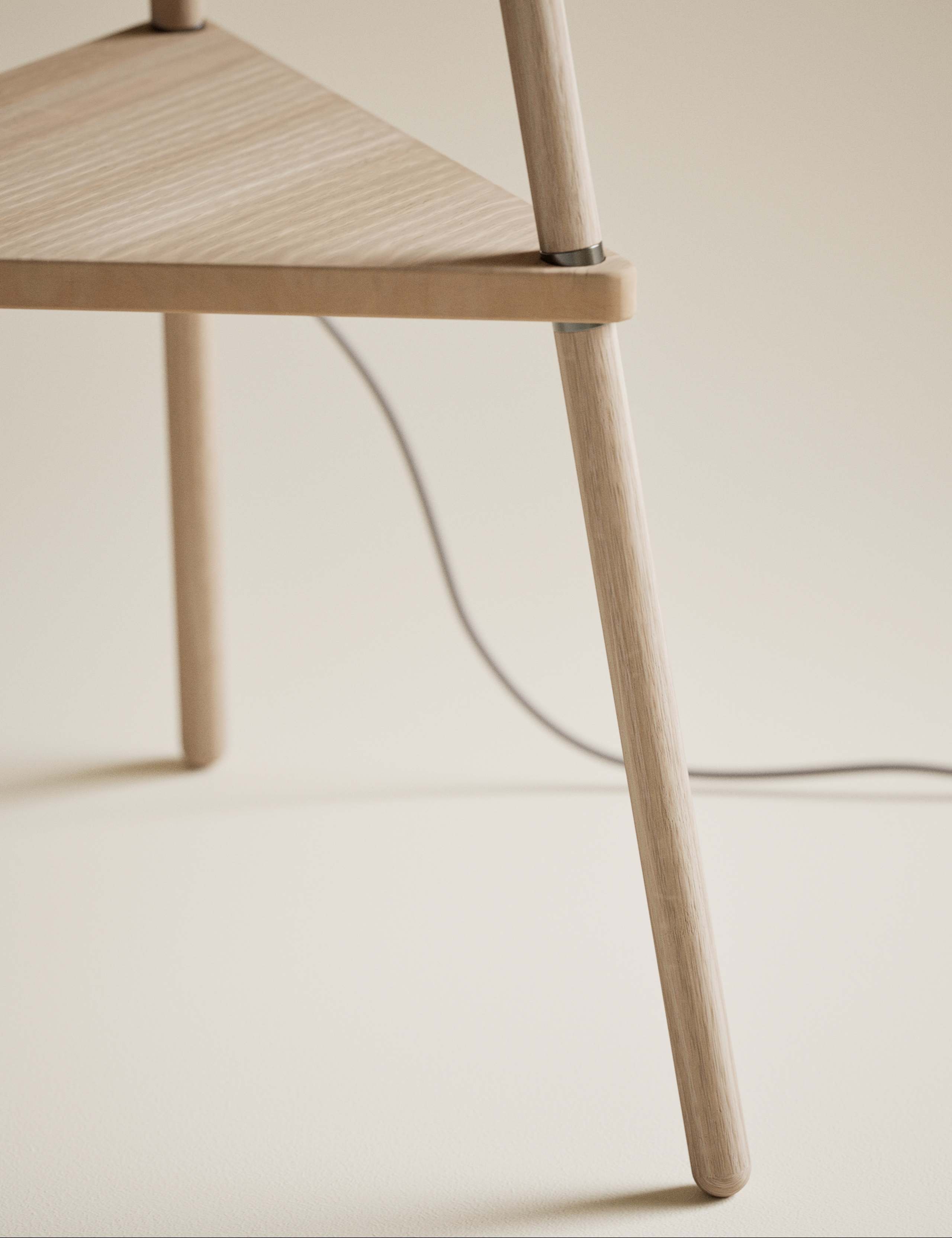 Wooden Tripod Floor Lamp 5 of 6
