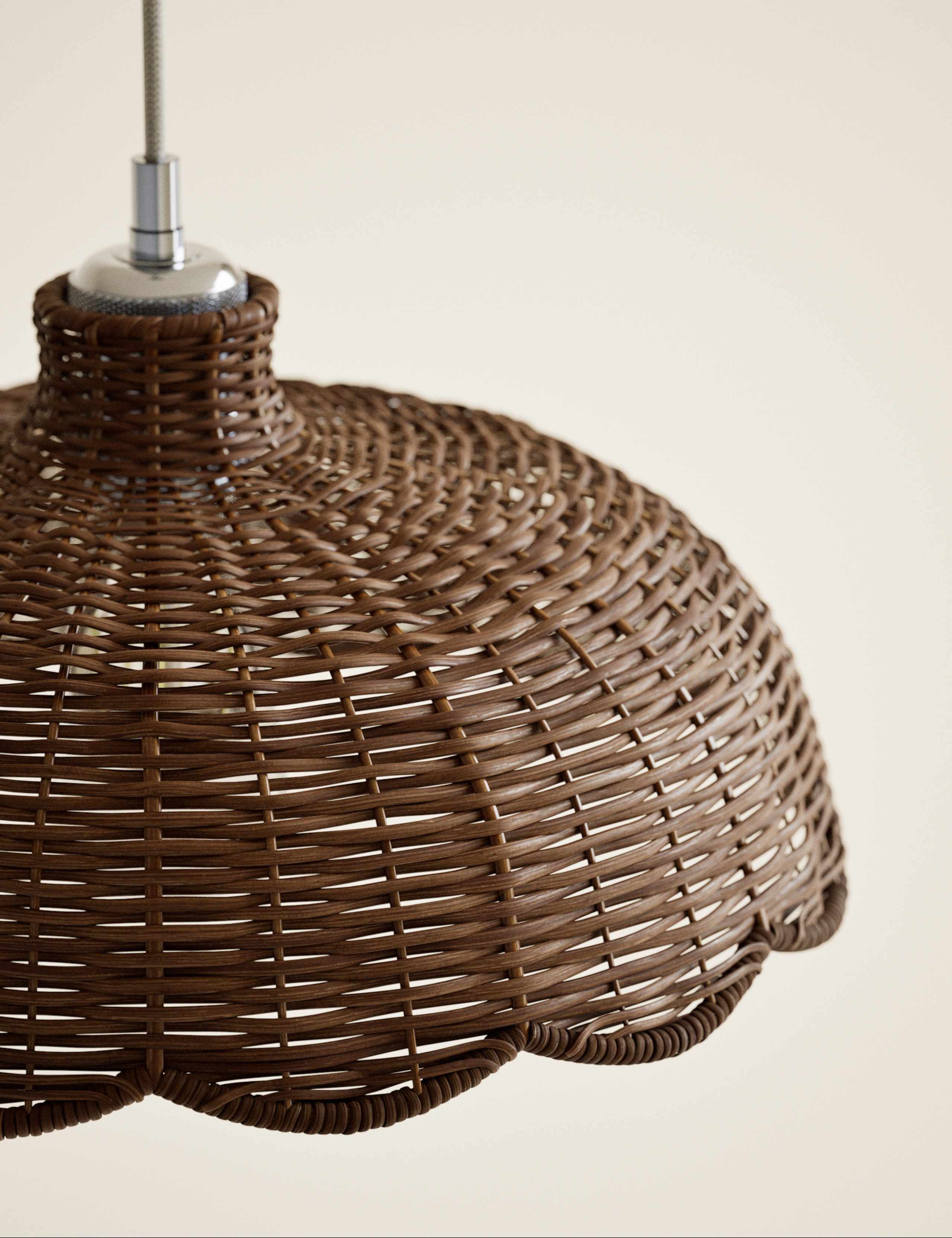 Scallop Rattan Shade 6 of 6