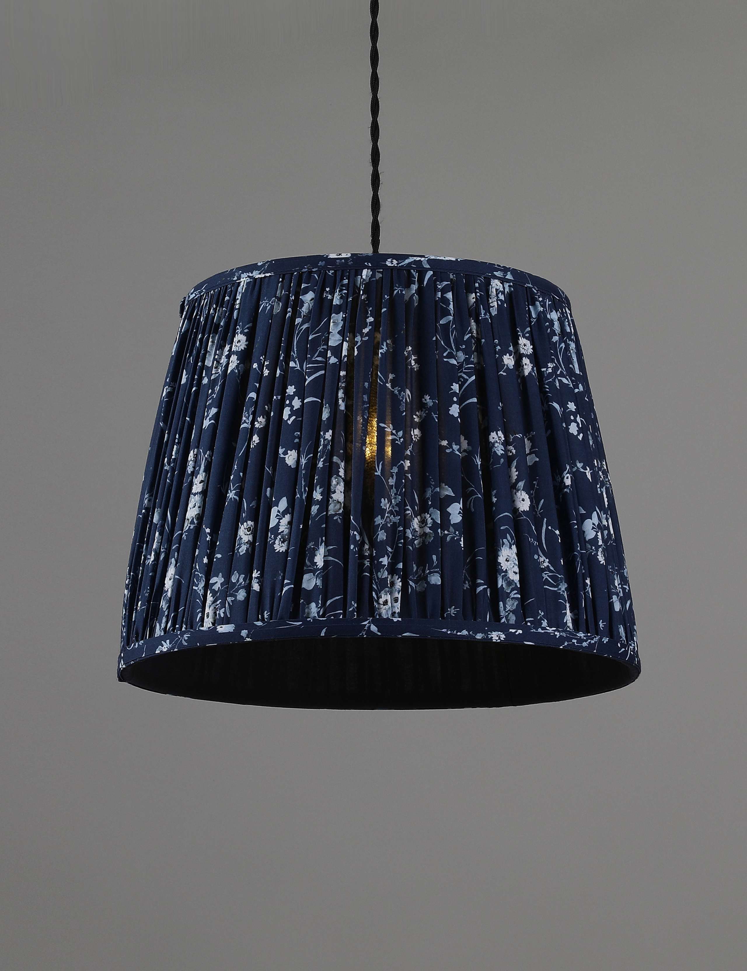 Pleated Floral Lamp Shade 5 of 5